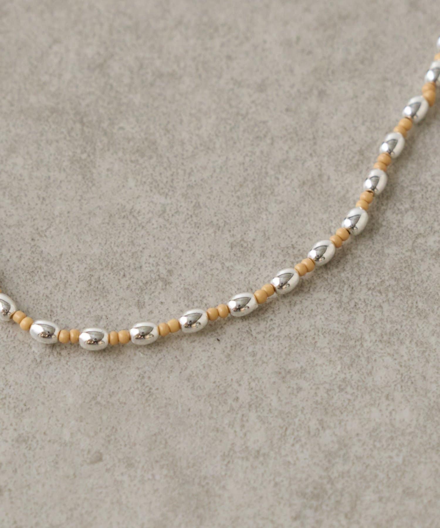 Kastane(カスタネ) 【fiw.】ビーズダブルネックレス