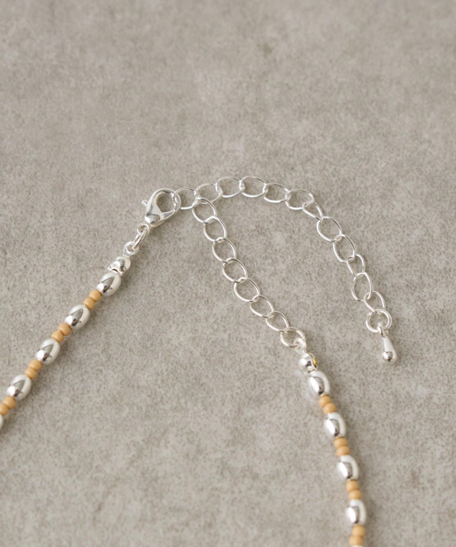 Kastane(カスタネ) 【fiw.】ビーズダブルネックレス