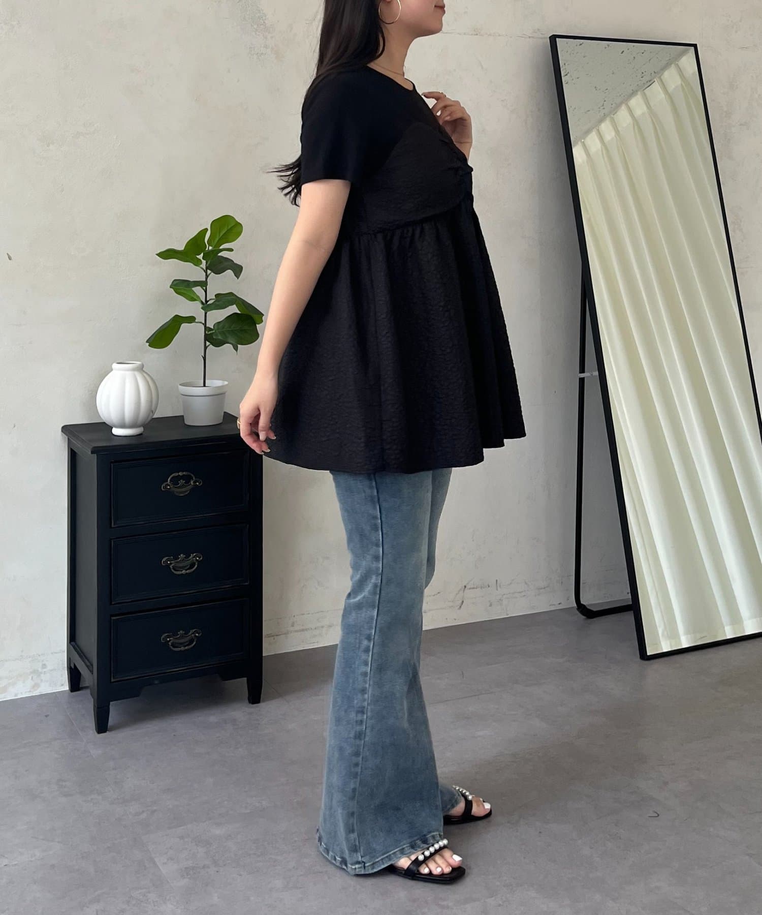 prose verse(プロズヴェール) ジャガードビスチェドッキングＴシャツ