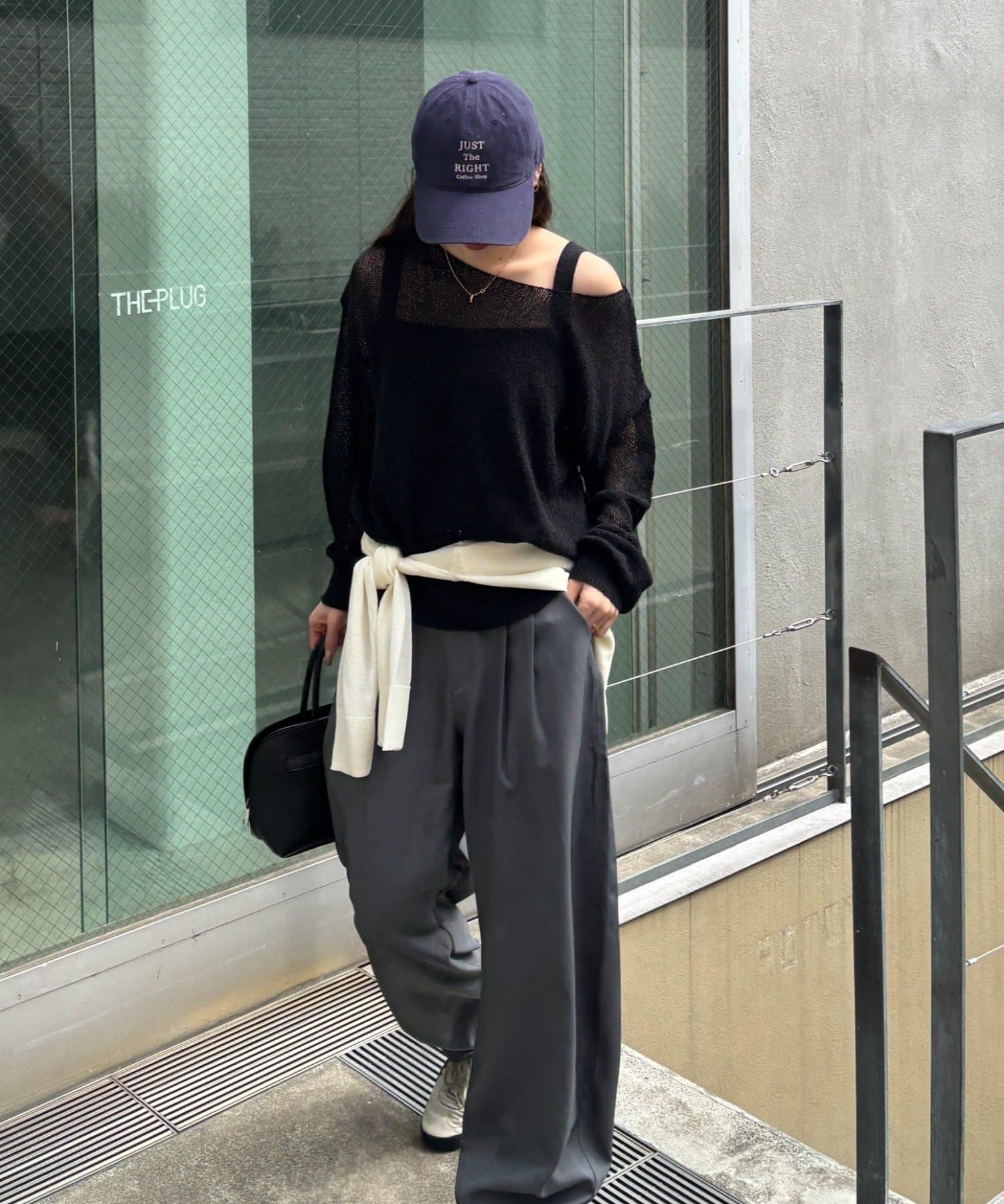 COLONY 2139(コロニー トゥーワンスリーナイン) 【PIKO企画】2wayルーズメッシュニットプルオーバー