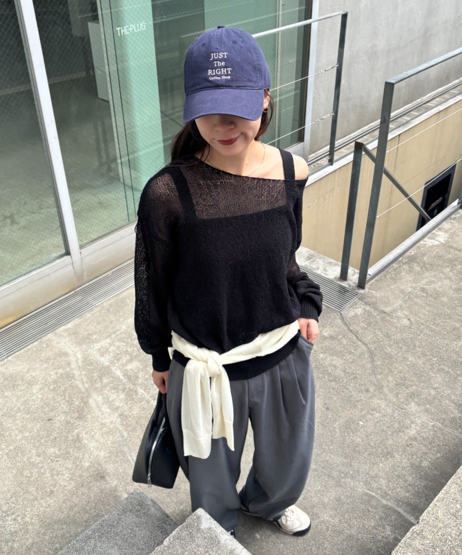 COLONY 2139(コロニー トゥーワンスリーナイン) 【PIKO企画】2wayルーズメッシュニットプルオーバー