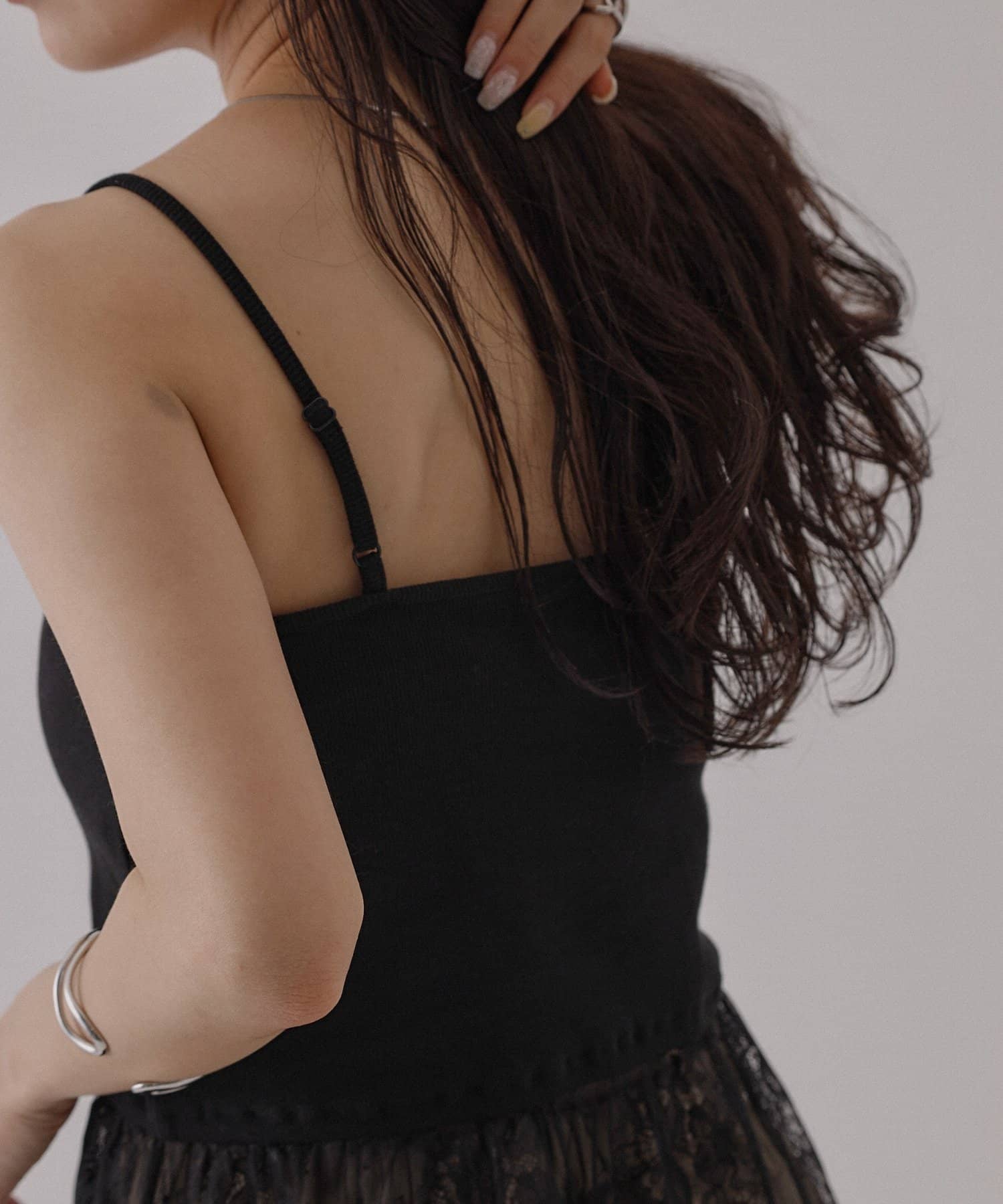 COLONY 2139(コロニー トゥーワンスリーナイン) アイラッシュレースドッキングキャミ