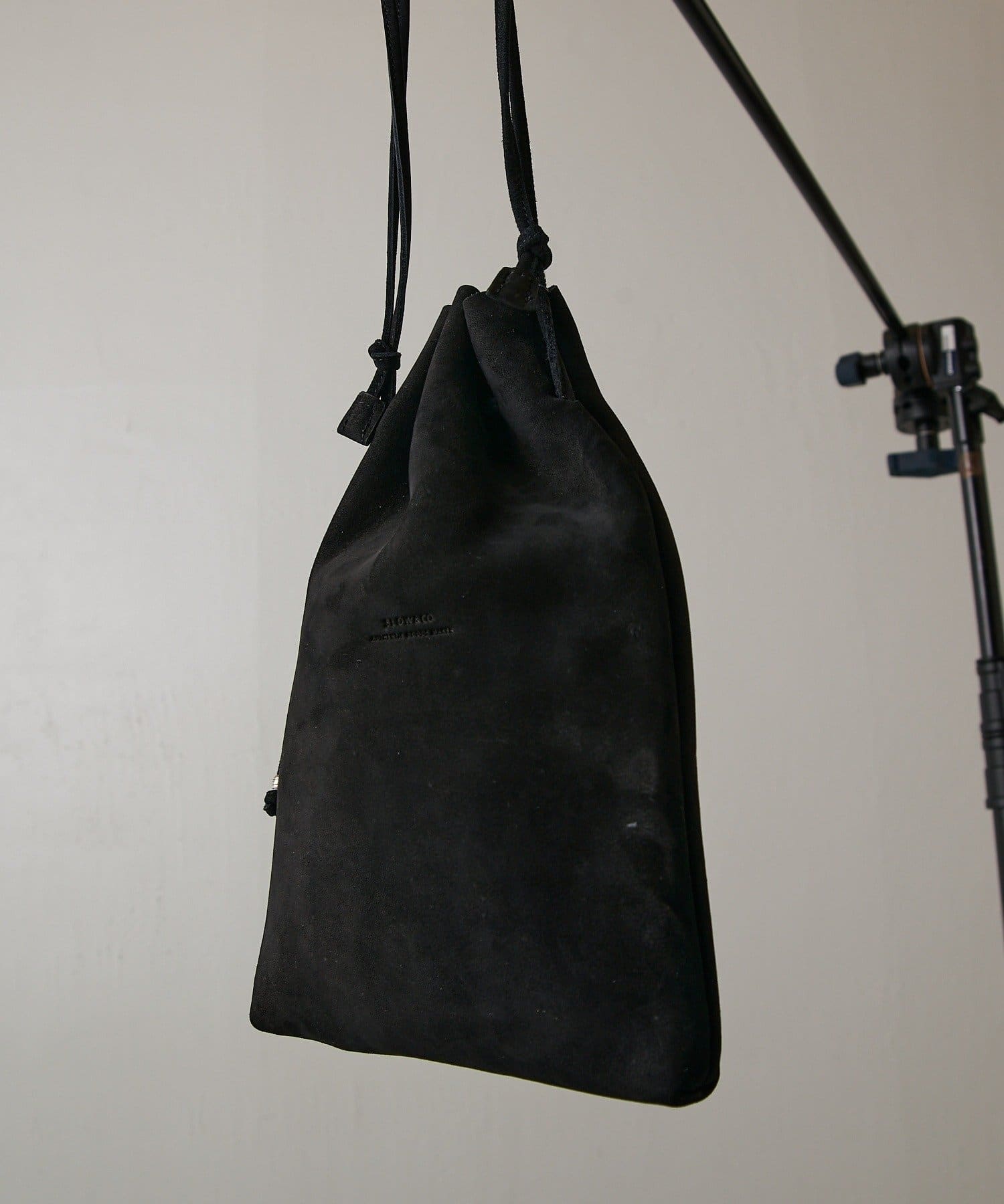 Lui's(ルイス) deer nubuck 2waydrawstring shoulderbag