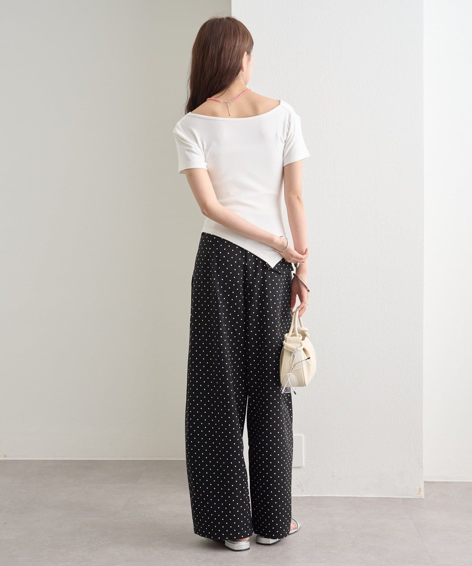 mystic(ミスティック) ドットカーブパンツ