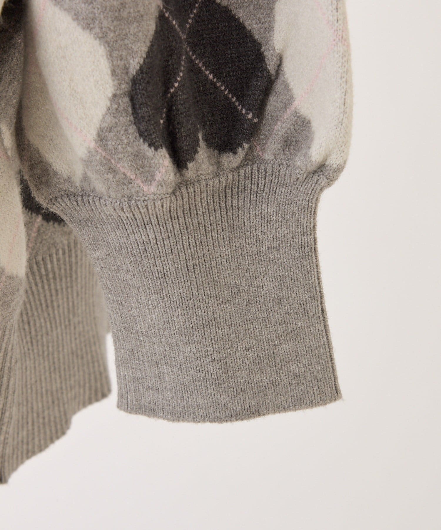 NICE CLAUP / OLIVE des OLIVE OUTLET(ナイスクラップ  / オリーブ デ オリーブ アウトレット) 【one after another】ハートアーガイルニットミニワンピ