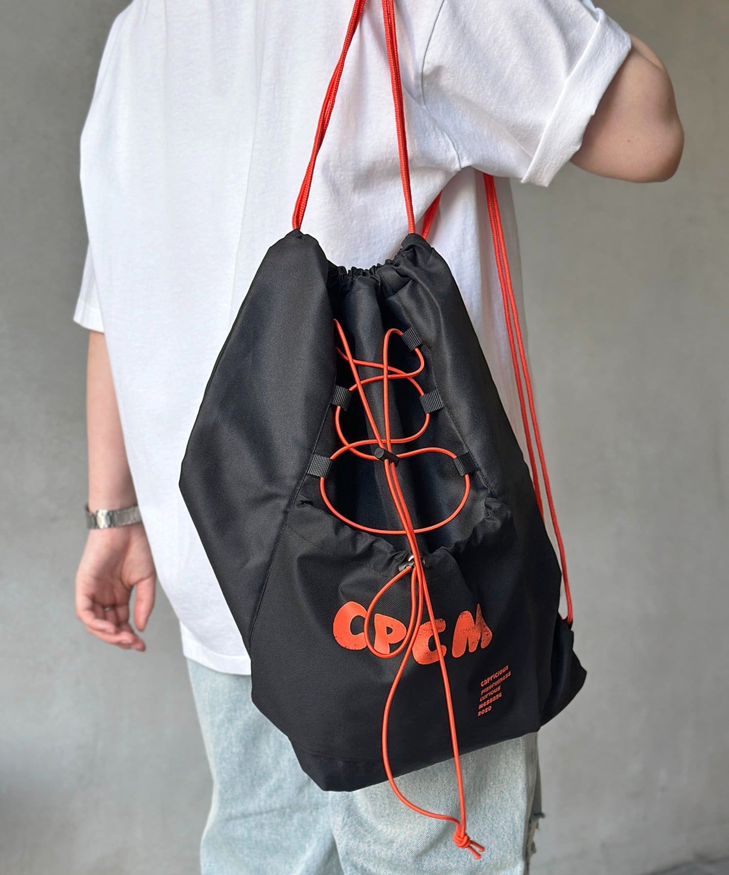 CPCM(シーピーシーエム) カラーロゴナップサック
