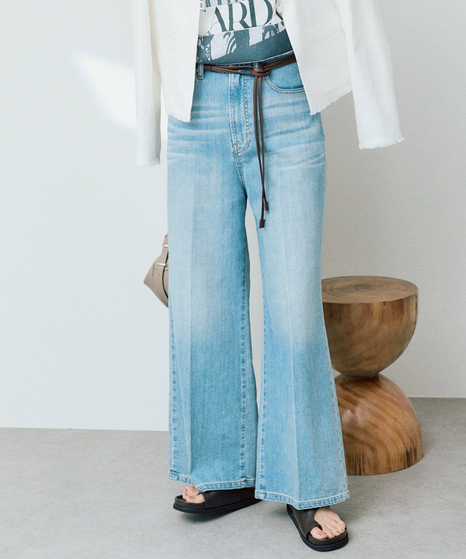 RIVE DROITE(リヴドロワ) 予約【RIMH（リムエイチ）】フレアデニムパンツ