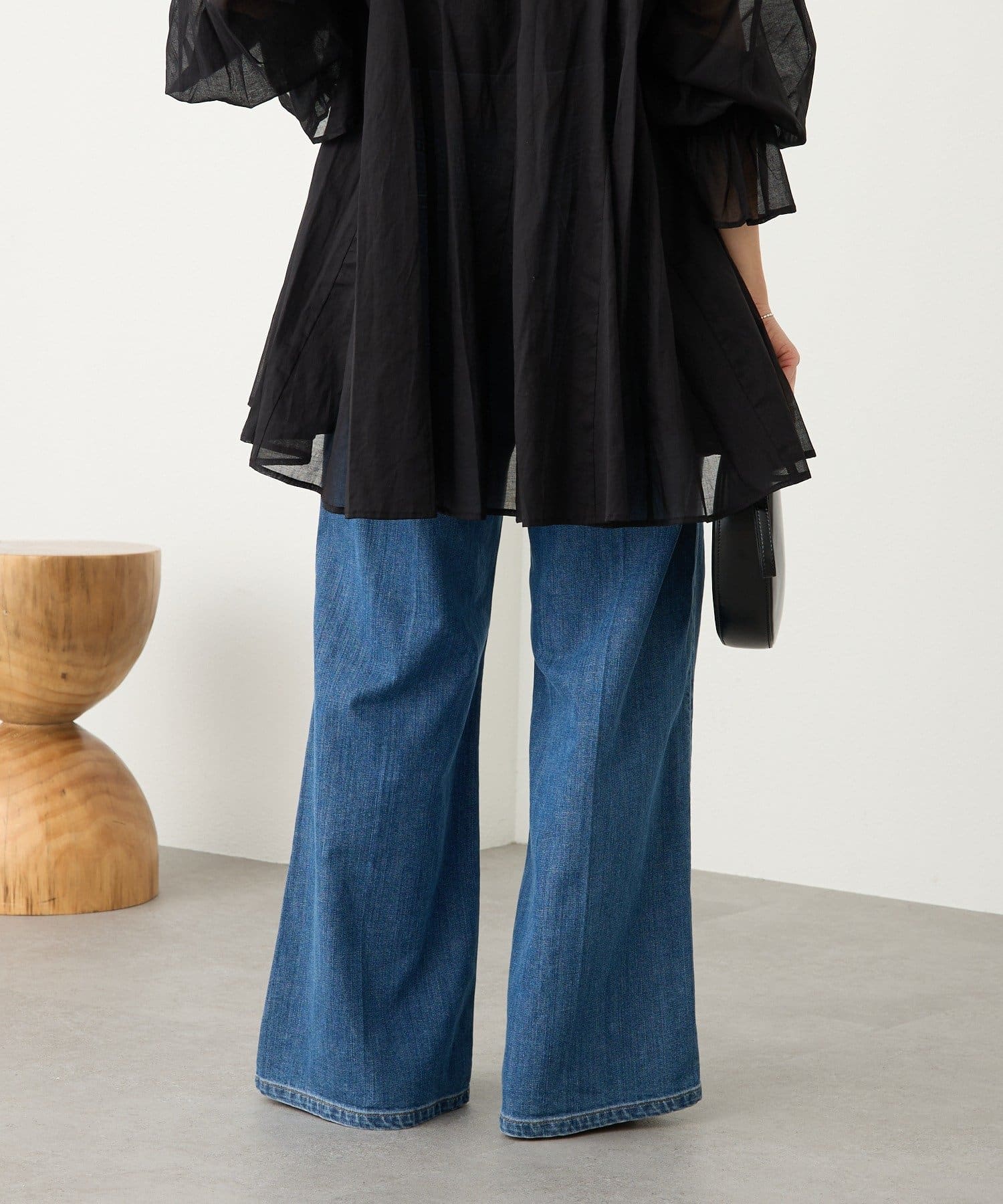 RIVE DROITE(リヴドロワ) 予約【RIMH（リムエイチ）】フレアデニムパンツ