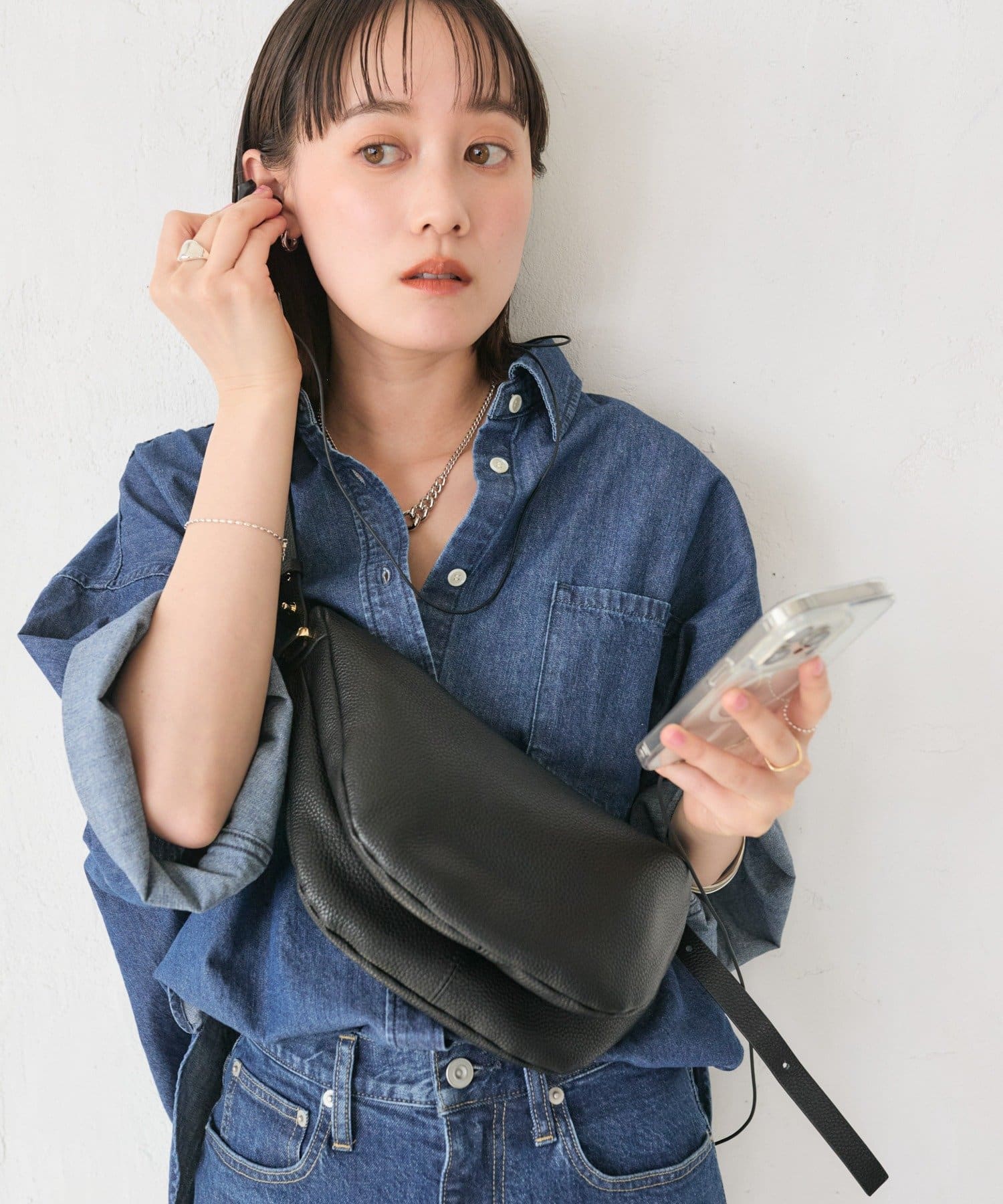 RIVE DROITE(リヴドロワ) 予約【RIMH（リムエイチ）】ポンチョデニムシャツ