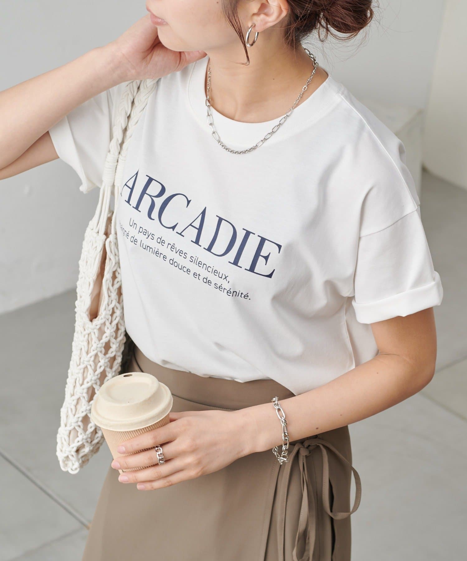 COLONY 2139(コロニー トゥーワンスリーナイン) ARCADIE ロゴTシャツ