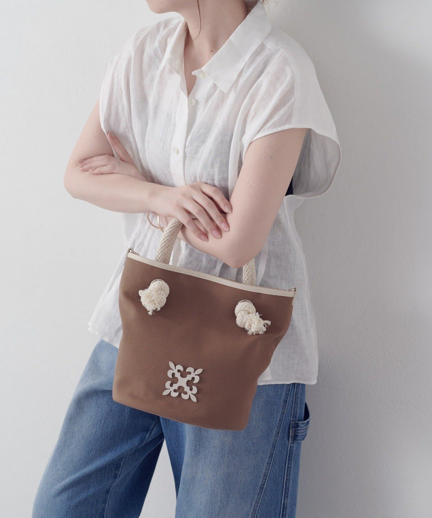 russet(ラシット) ロープハンドル2WAYミニトートバッグ