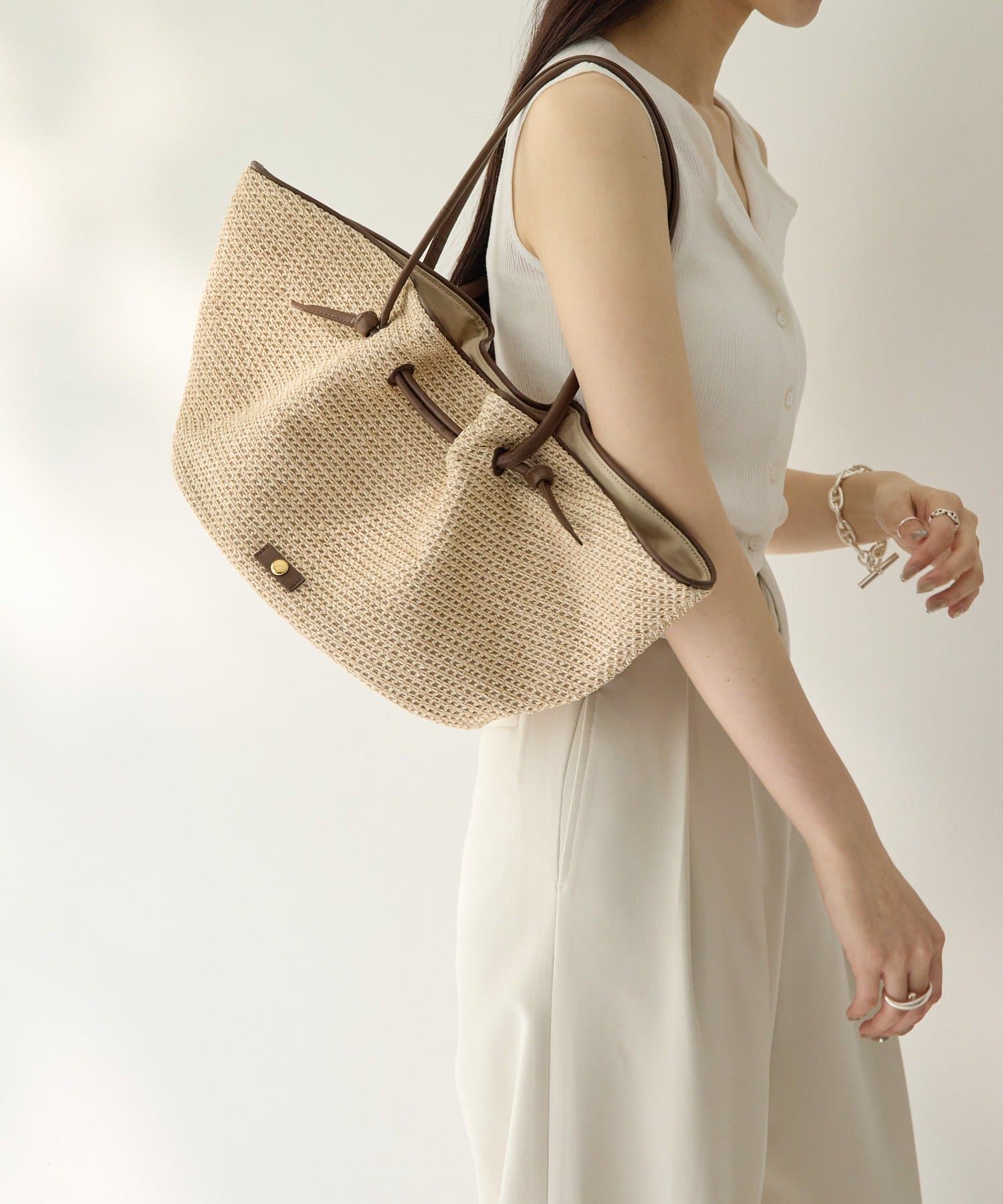 gemeil(ジェムイル) シェルトートバッグ(CE-1731)