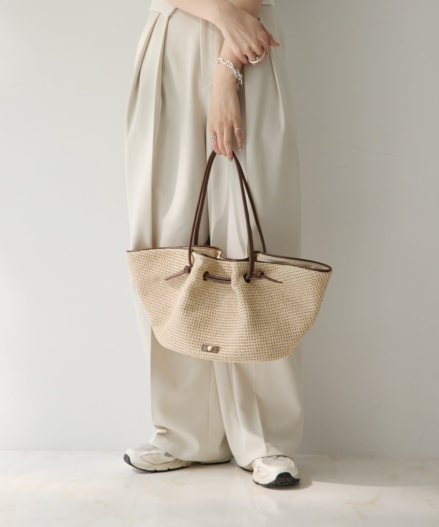 gemeil(ジェムイル) シェルトートバッグ(CE-1731)