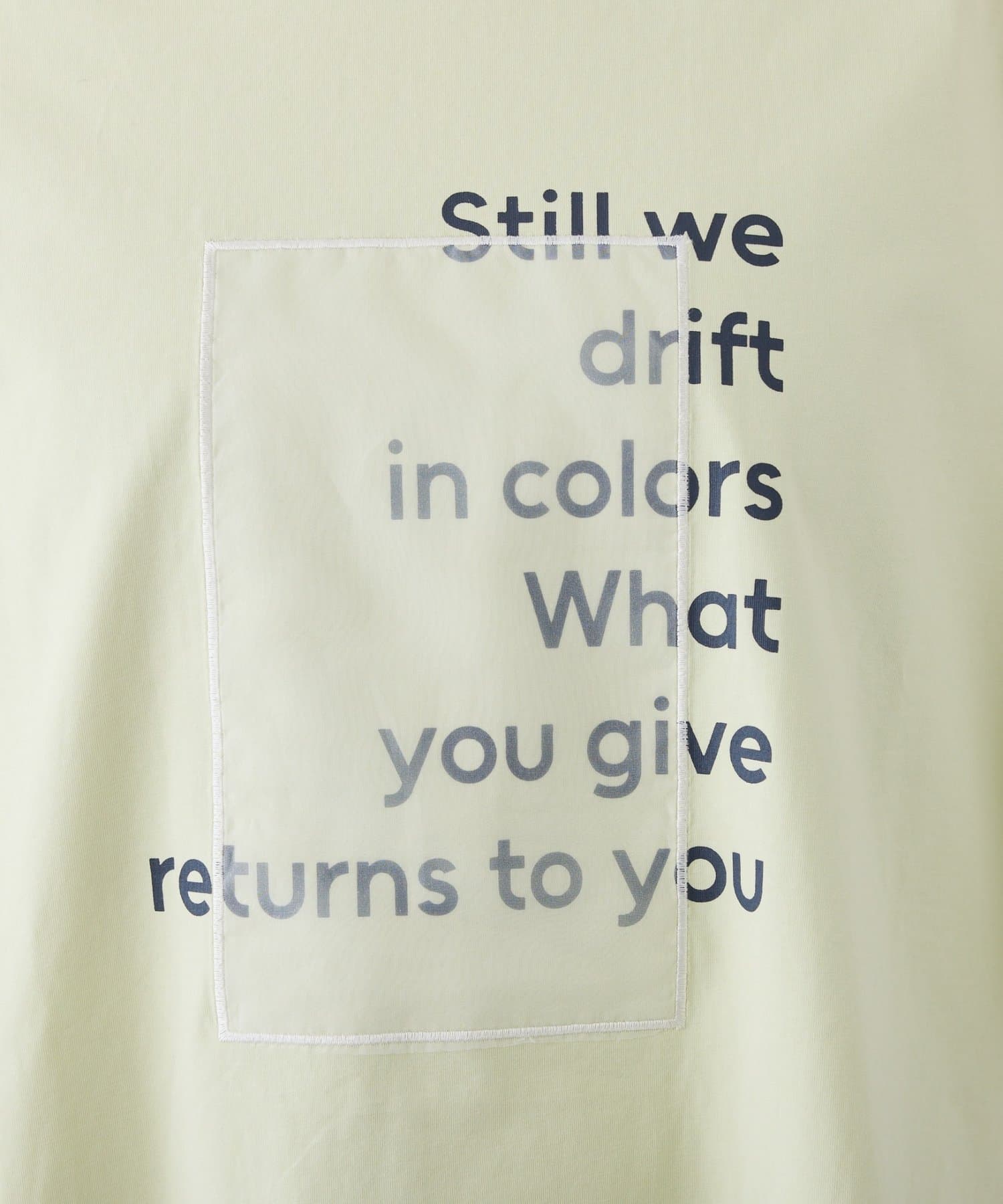 CIAOPANIC TYPY(チャオパニックティピー) オーガンジーシアードッキングプリントTEE