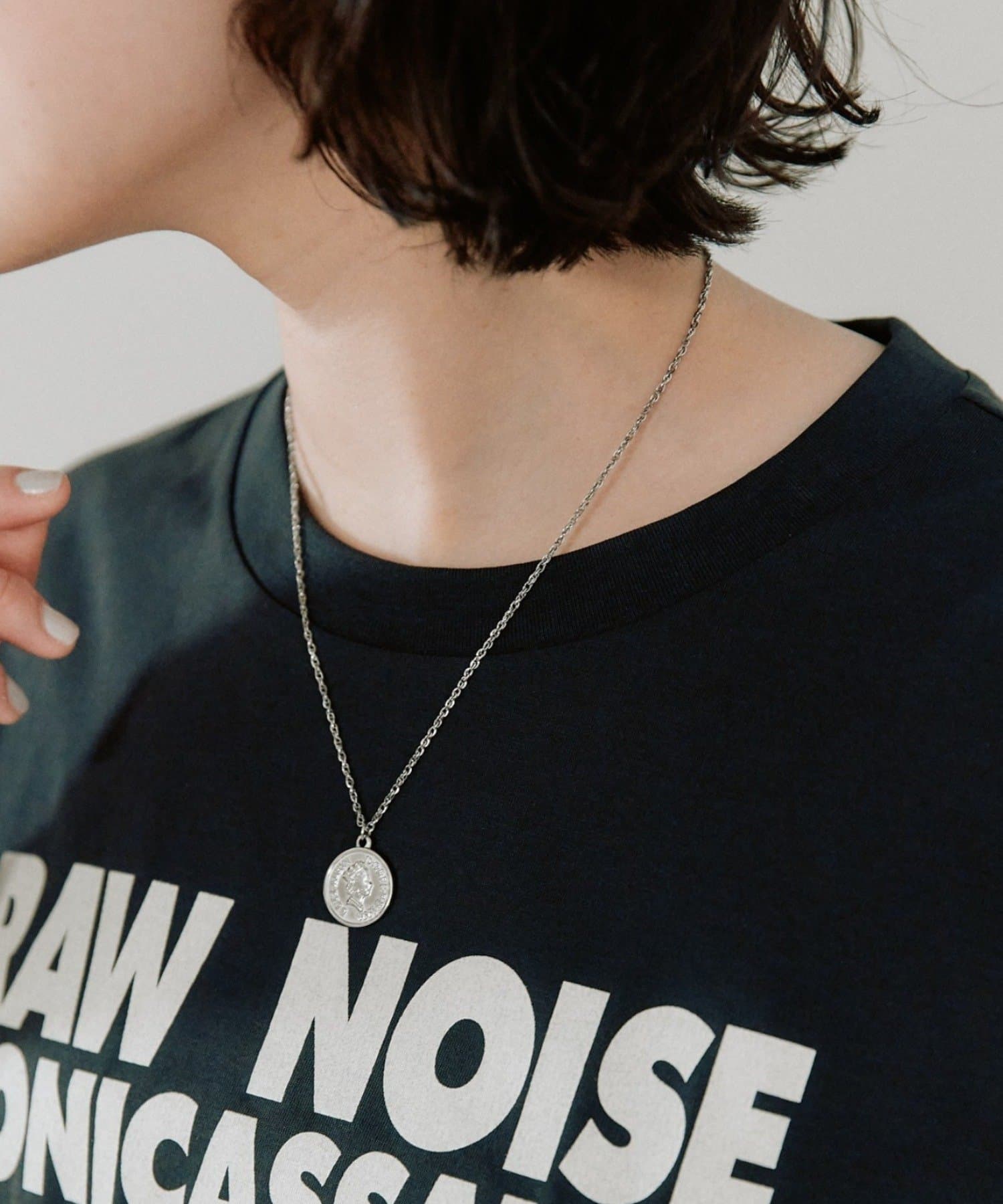 RIVE DROITE(リヴドロワ) 【R.good（アールドットグッド）】ミドルコインショートネックレス