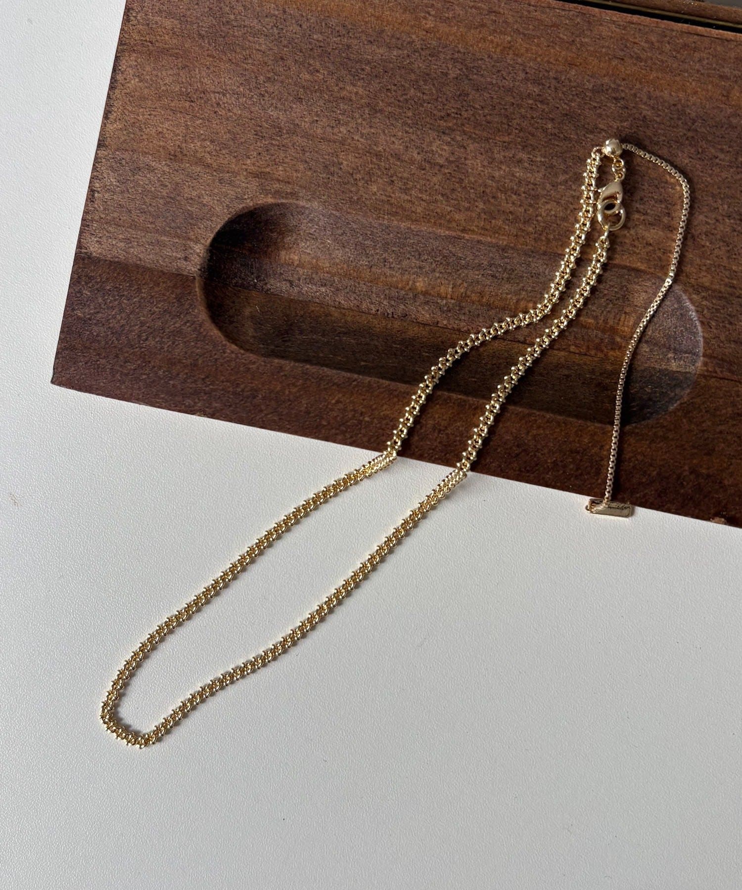 CAPRICIEUX LE'MAGE(カプリシュレマージュ) 〈GOLDY/ゴールディ〉ギザギザチェーンネックレス