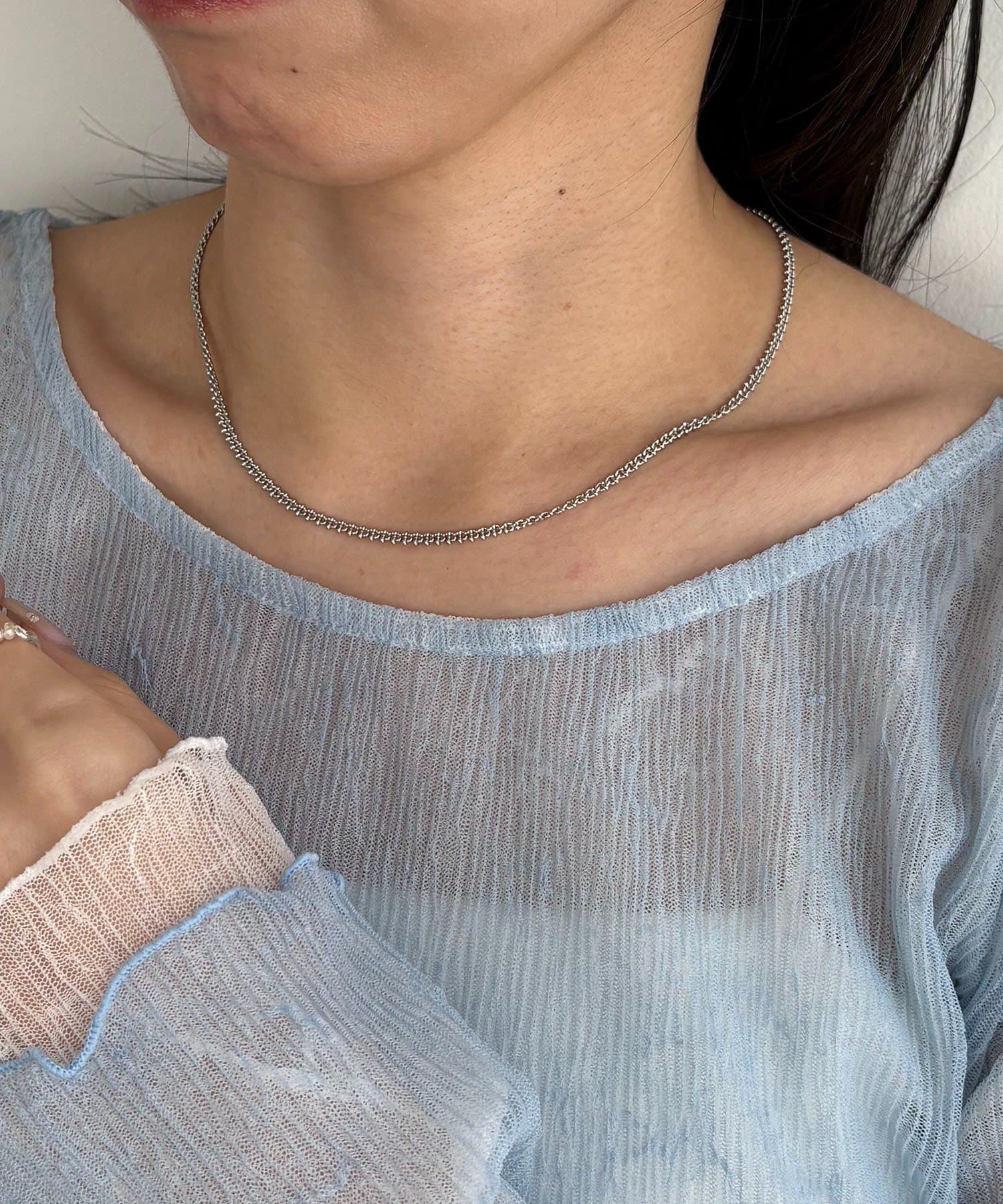 CAPRICIEUX LE'MAGE(カプリシュレマージュ) 〈GOLDY/ゴールディ〉ギザギザチェーンネックレス