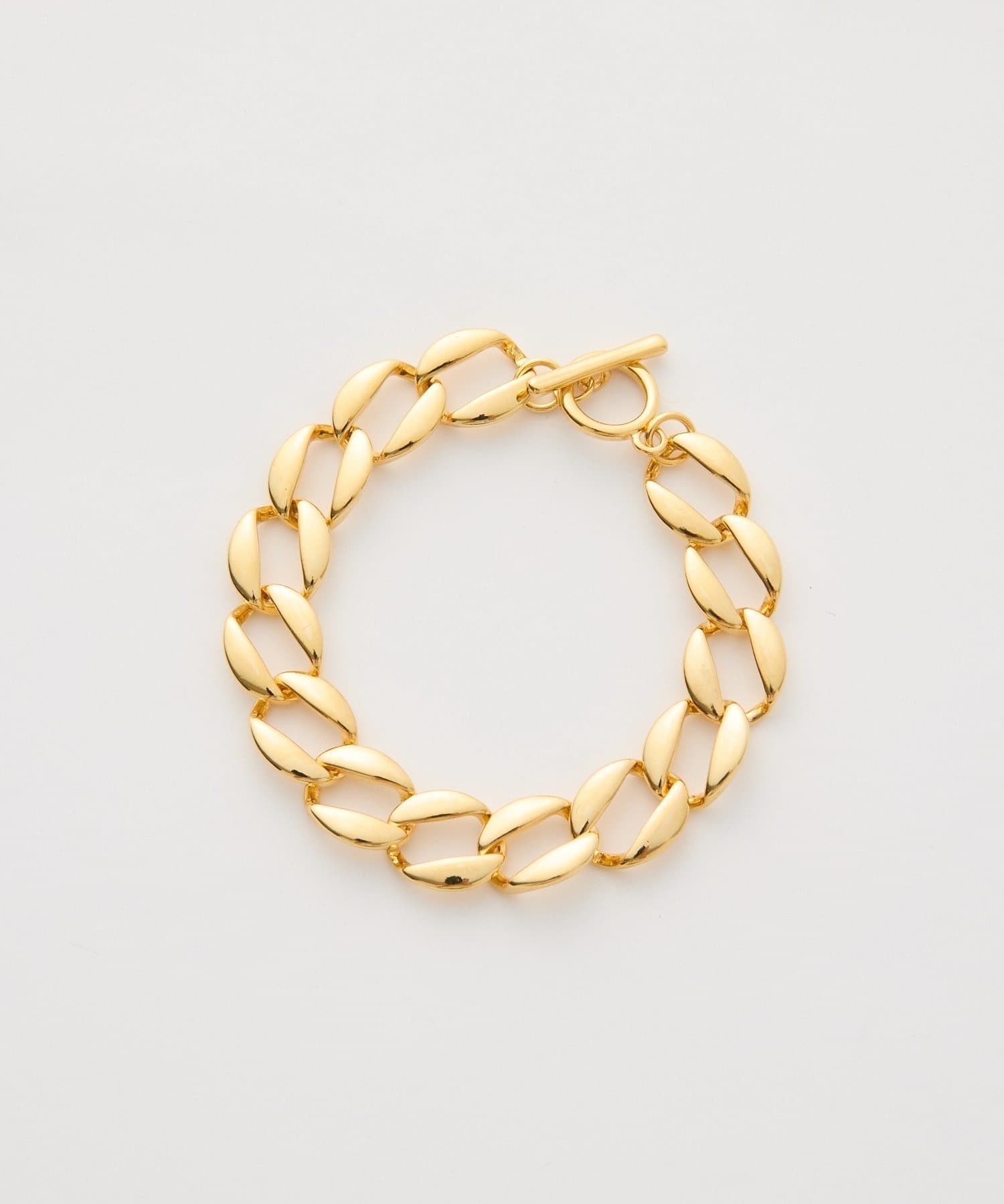 RIVE DROITE(リヴドロワ) 【程よい存在感】フラットチェーンブレスレット