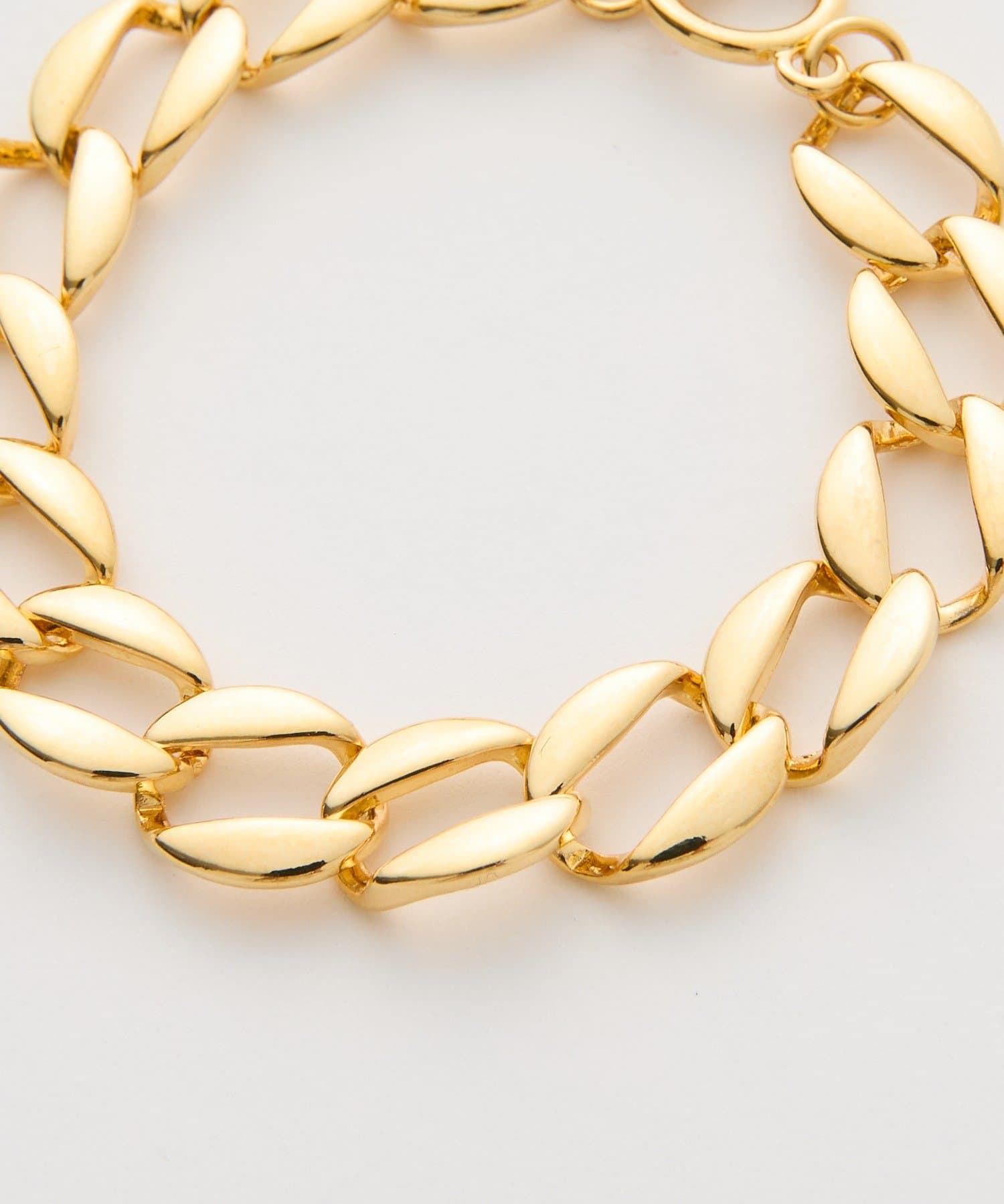 RIVE DROITE(リヴドロワ) 【程よい存在感】フラットチェーンブレスレット