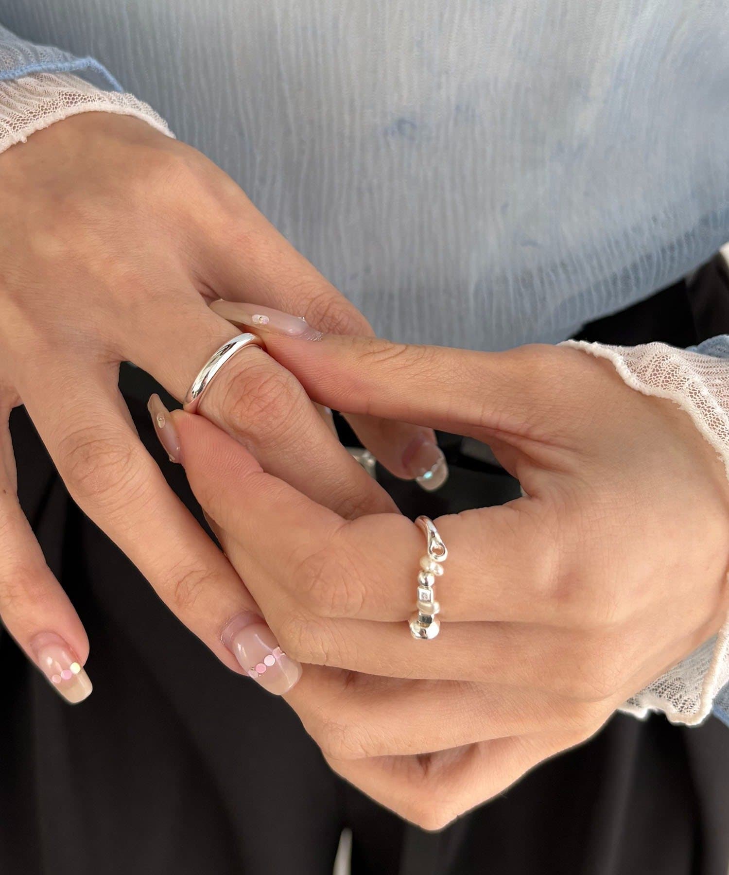 CAPRICIEUX LE'MAGE(カプリシュレマージュ) 〈GOLDY/ゴールディ〉ビーズMIX2SETリング