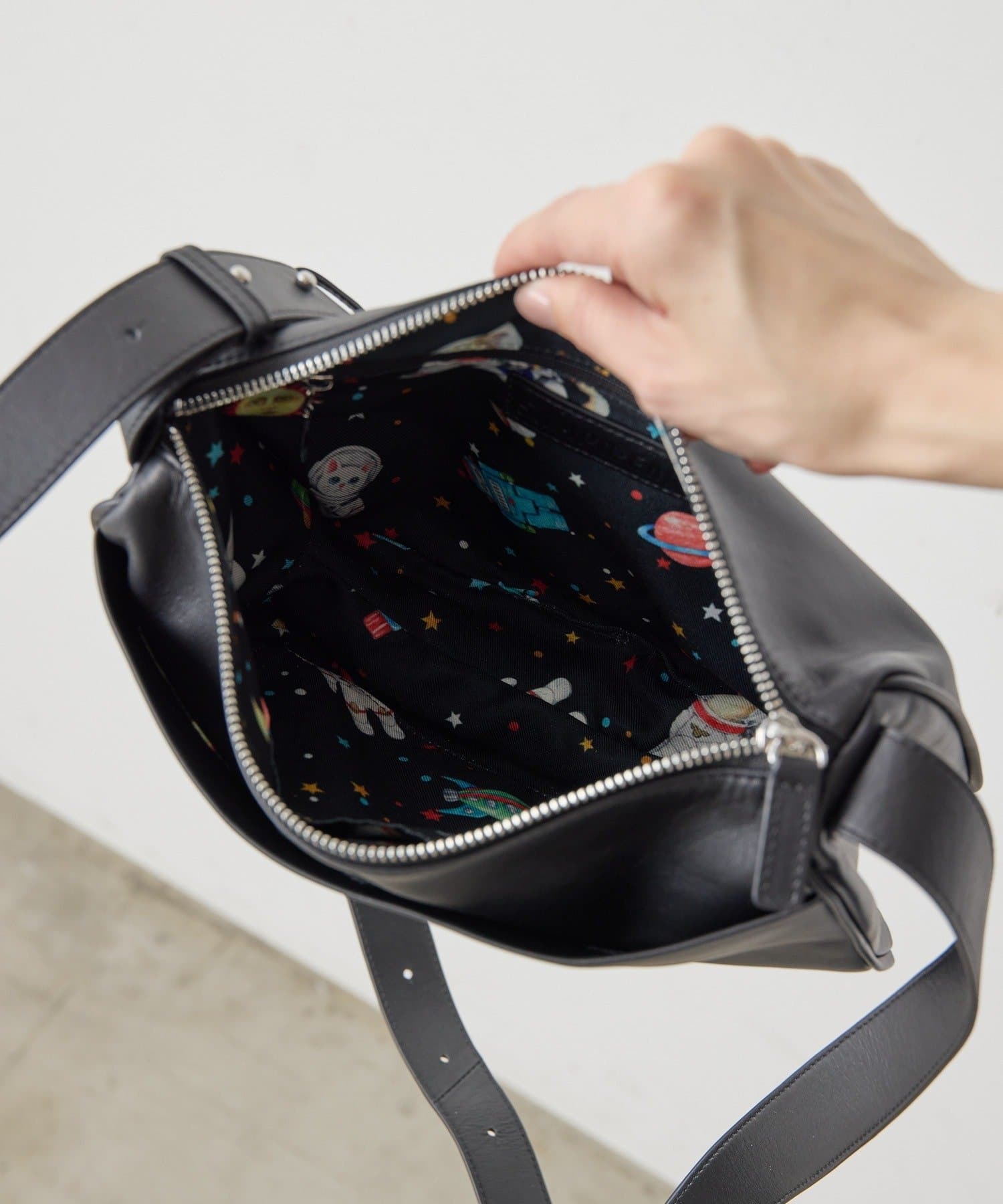 ear PAPILLONNER(イア パピヨネ) sampo×earコラボスワローマチショルダーバッグS《本革》