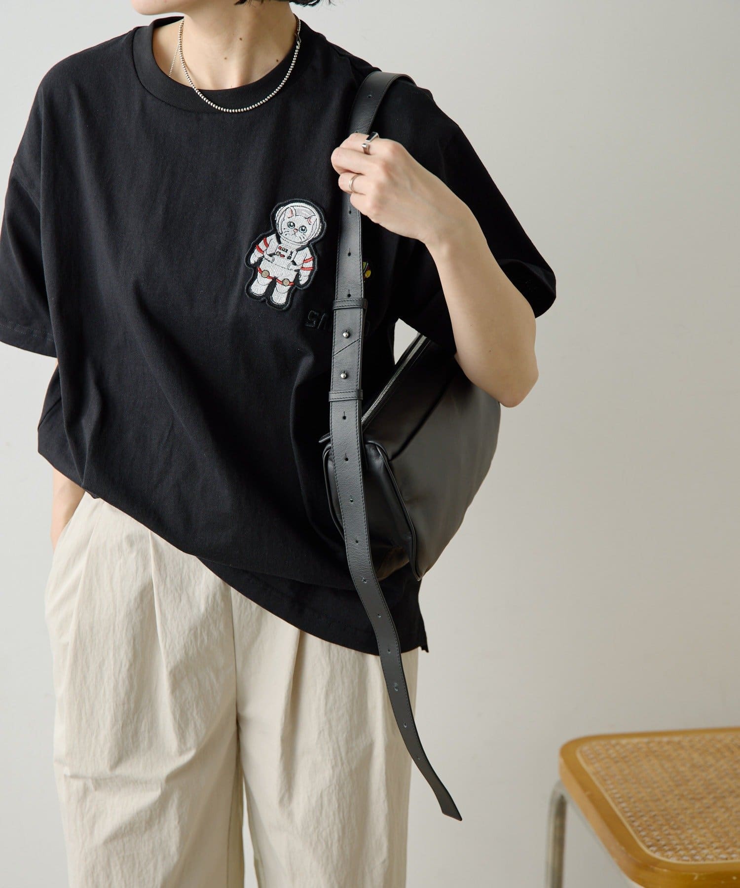 ear PAPILLONNER(イア パピヨネ) sampo×earコラボスワローマチショルダーバッグS《本革》