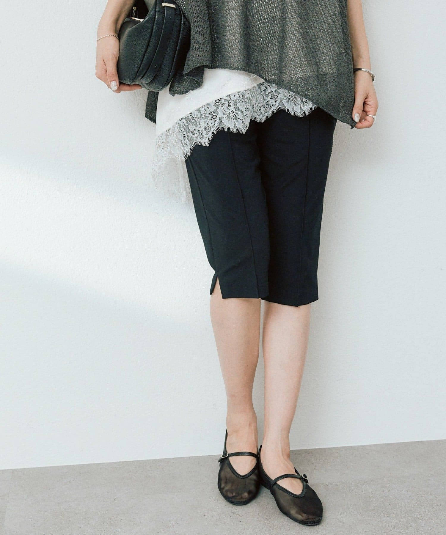 RIVE DROITE(リヴドロワ) 予約【トレンド感抜群】イージーカプリパンツ