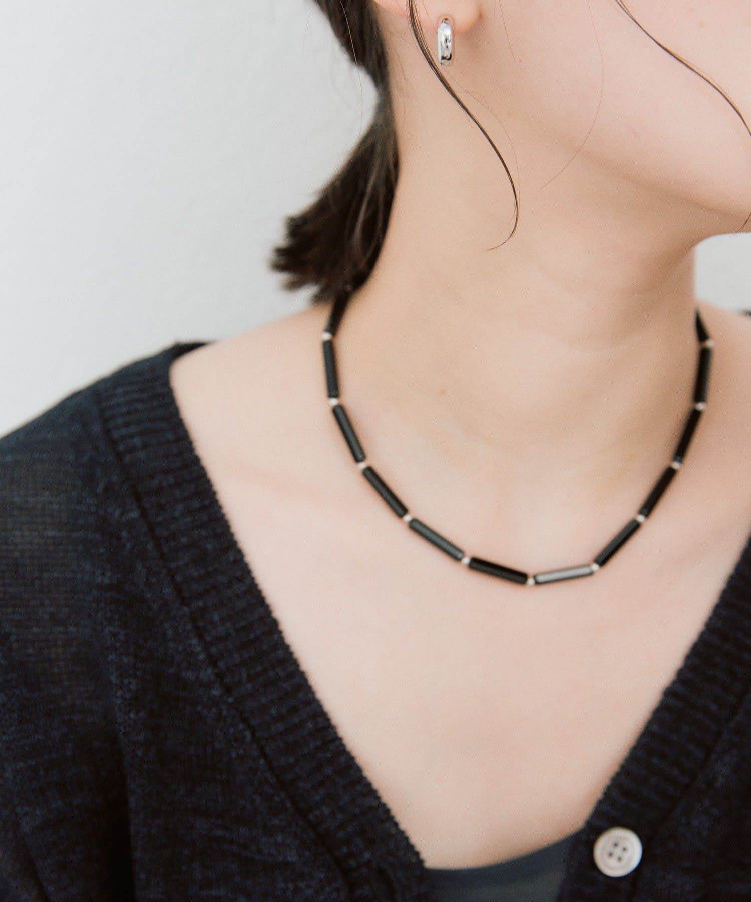 RIVE DROITE(リヴドロワ) 予約【軽やかな装いのアクセントに】カラービーズネックレス