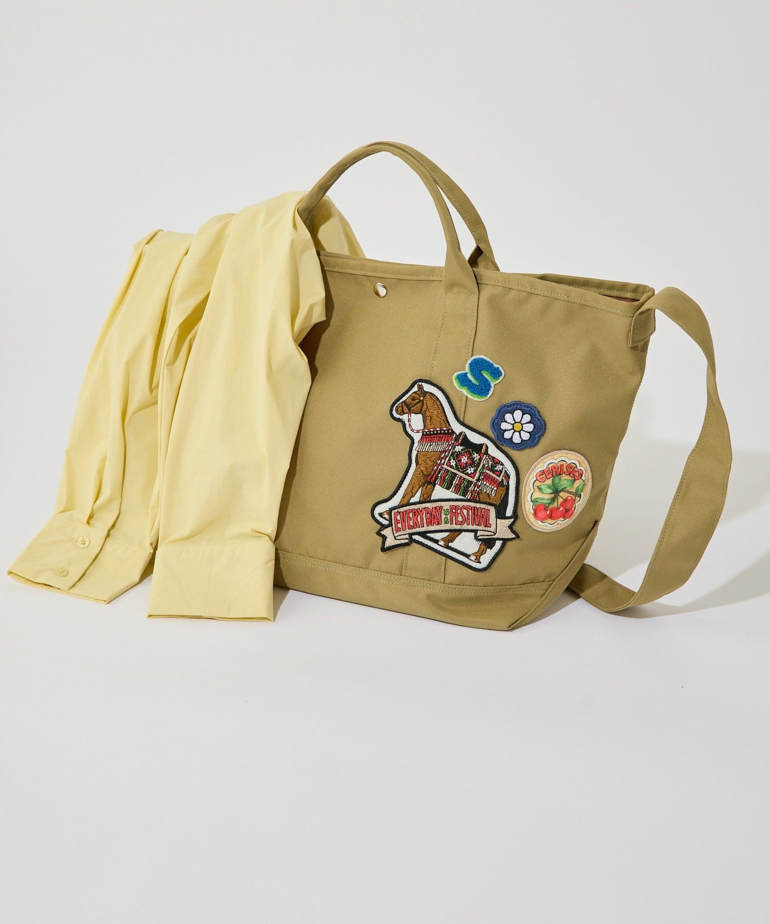 ear PAPILLONNER(イア パピヨネ) sampo×earコラボポリキャントートバッグ《A4サイズ対応》