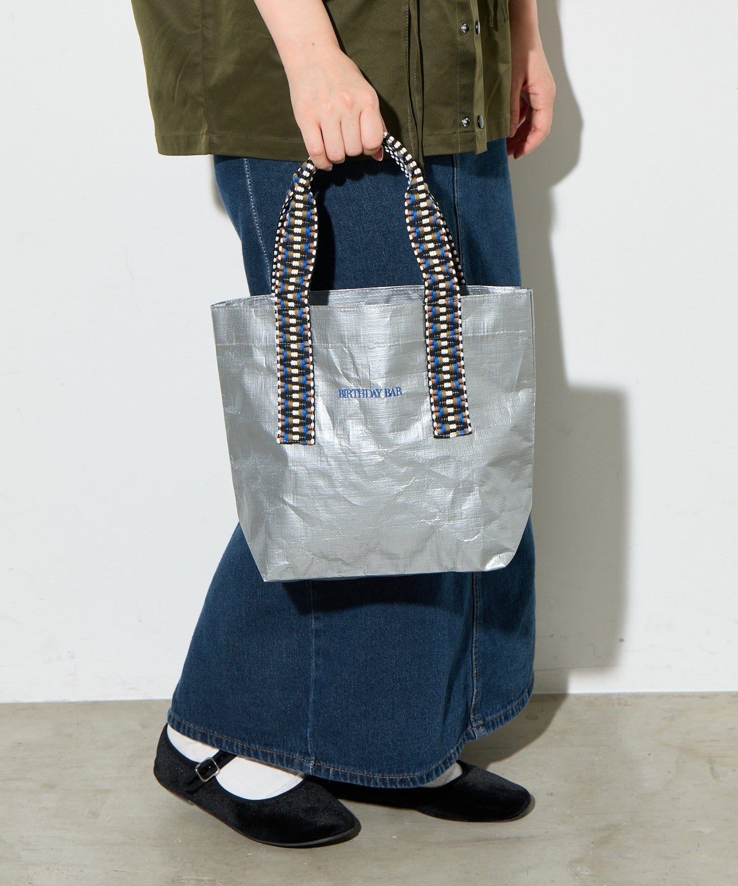 BIRTHDAY BAR(バースデイバー) ジャガードハンドルシートバッグ