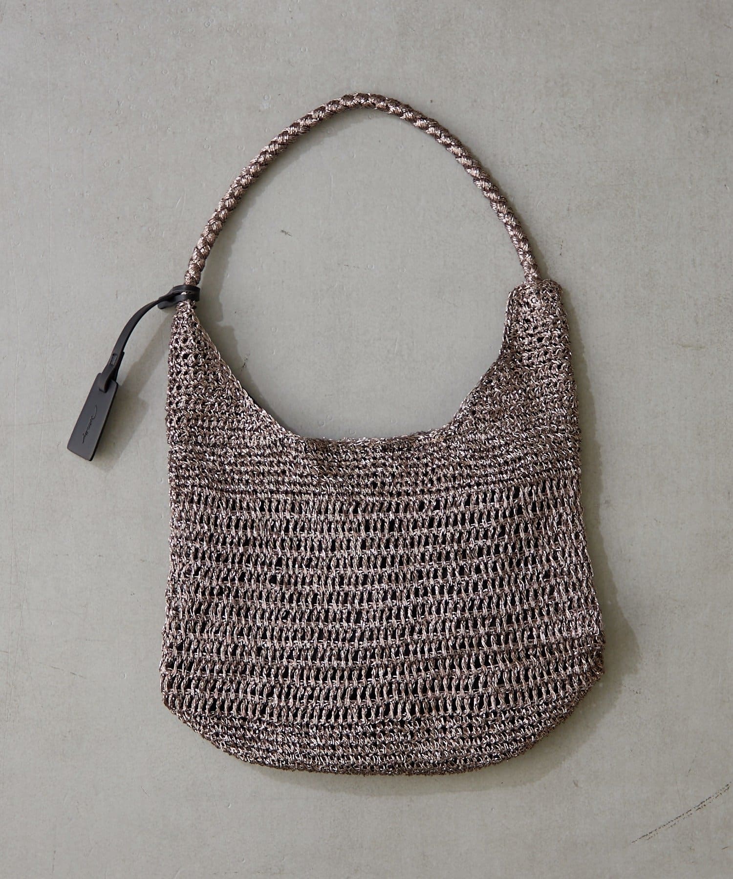 BIRTHDAY BAR(バースデイバー) メタリックコード編み2WAYハンドルバッグ