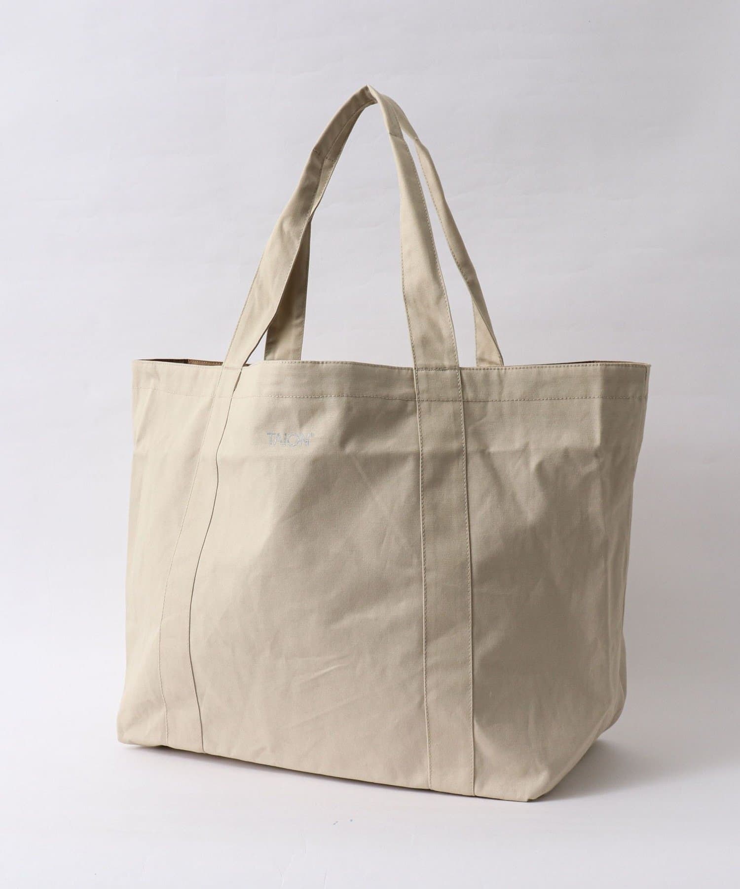 NOLLEY'S(ノーリーズ) 【TAION】NON DOWN R/S CANVAS TOTE BAG L
