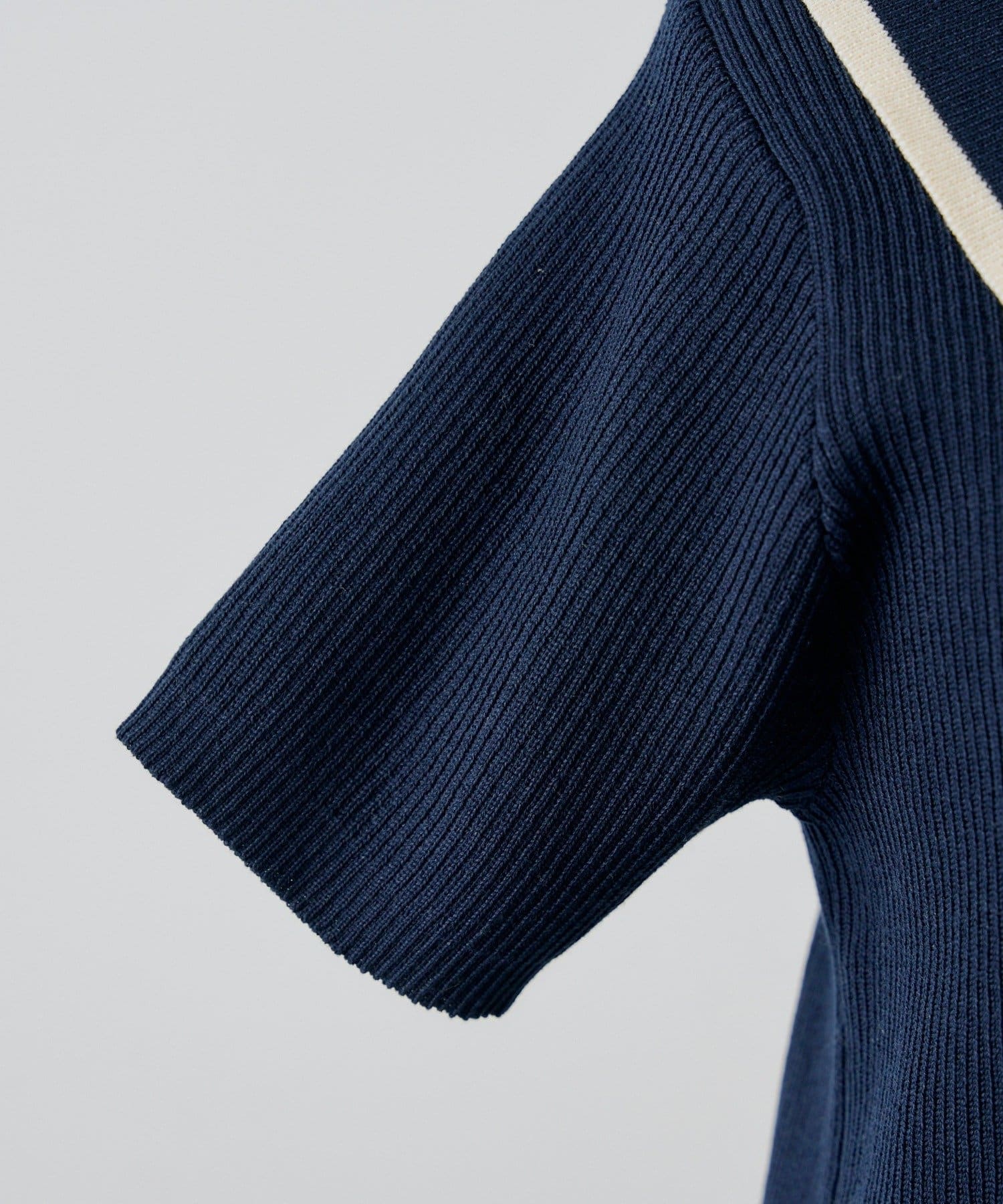 NICE CLAUP / OLIVE des OLIVE OUTLET(ナイスクラップ  / オリーブ デ オリーブ アウトレット) 【ANOTHER BRANCH】配色BIG衿プルオーバー