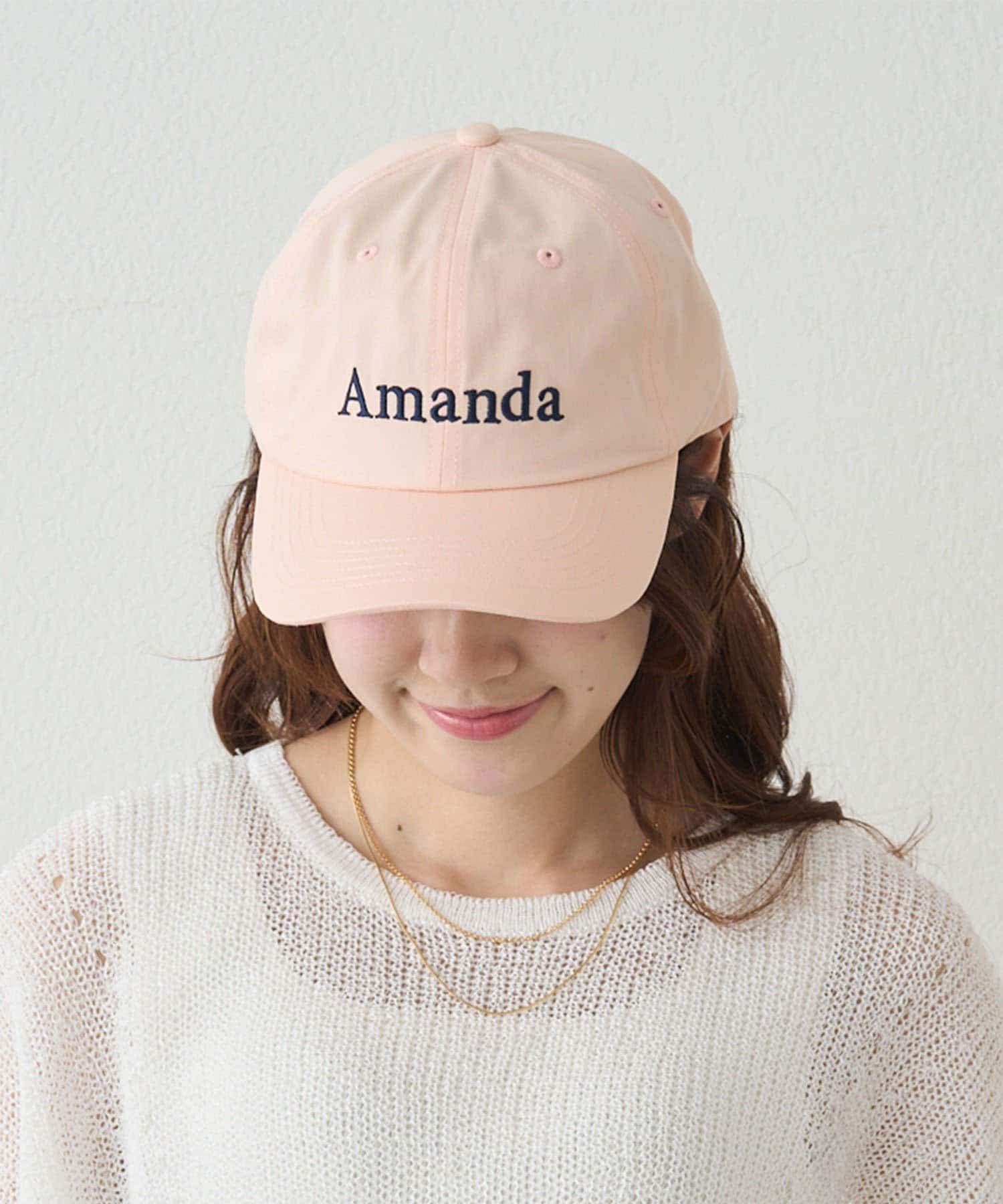 PUAL CE CIN(ピュアルセシン) ロゴ刺繍CAP