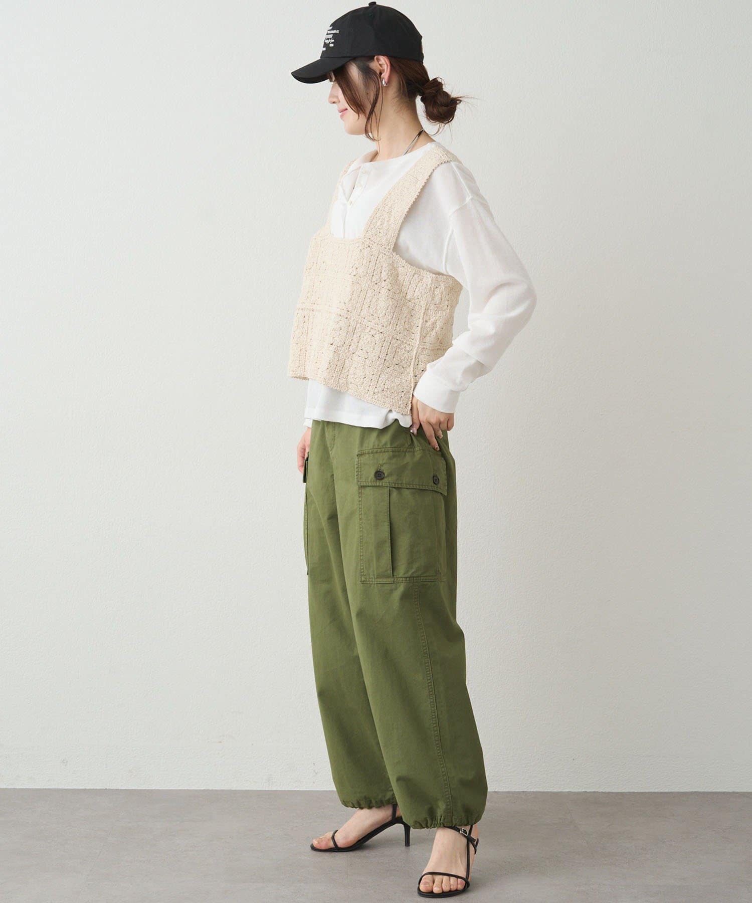 PUAL CE CIN(ピュアルセシン) ロゴ刺繍CAP