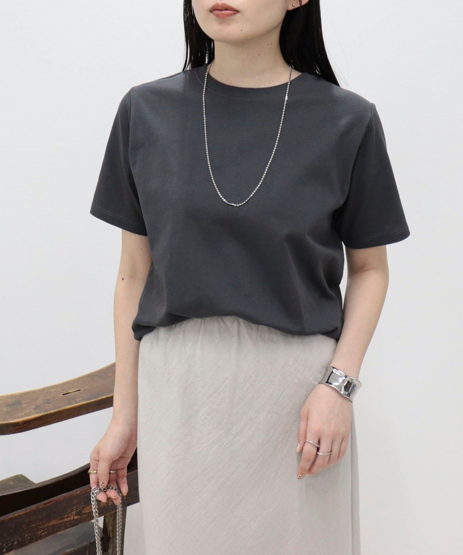 FREDY & GLOSTER(フレディ アンド グロスター) 汗ジミ軽減天竺BasicTシャツ