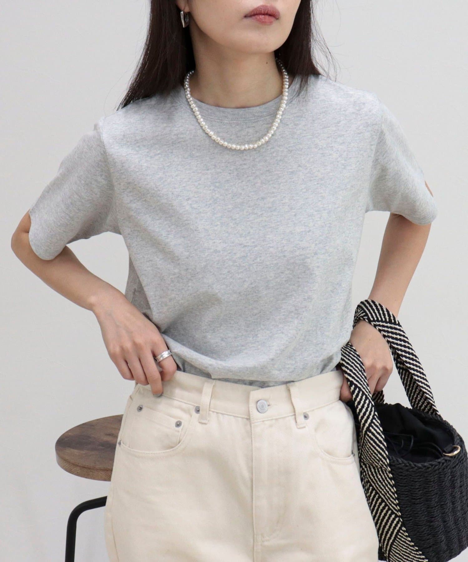 FREDY & GLOSTER(フレディ アンド グロスター) 汗ジミ軽減天竺BasicTシャツ