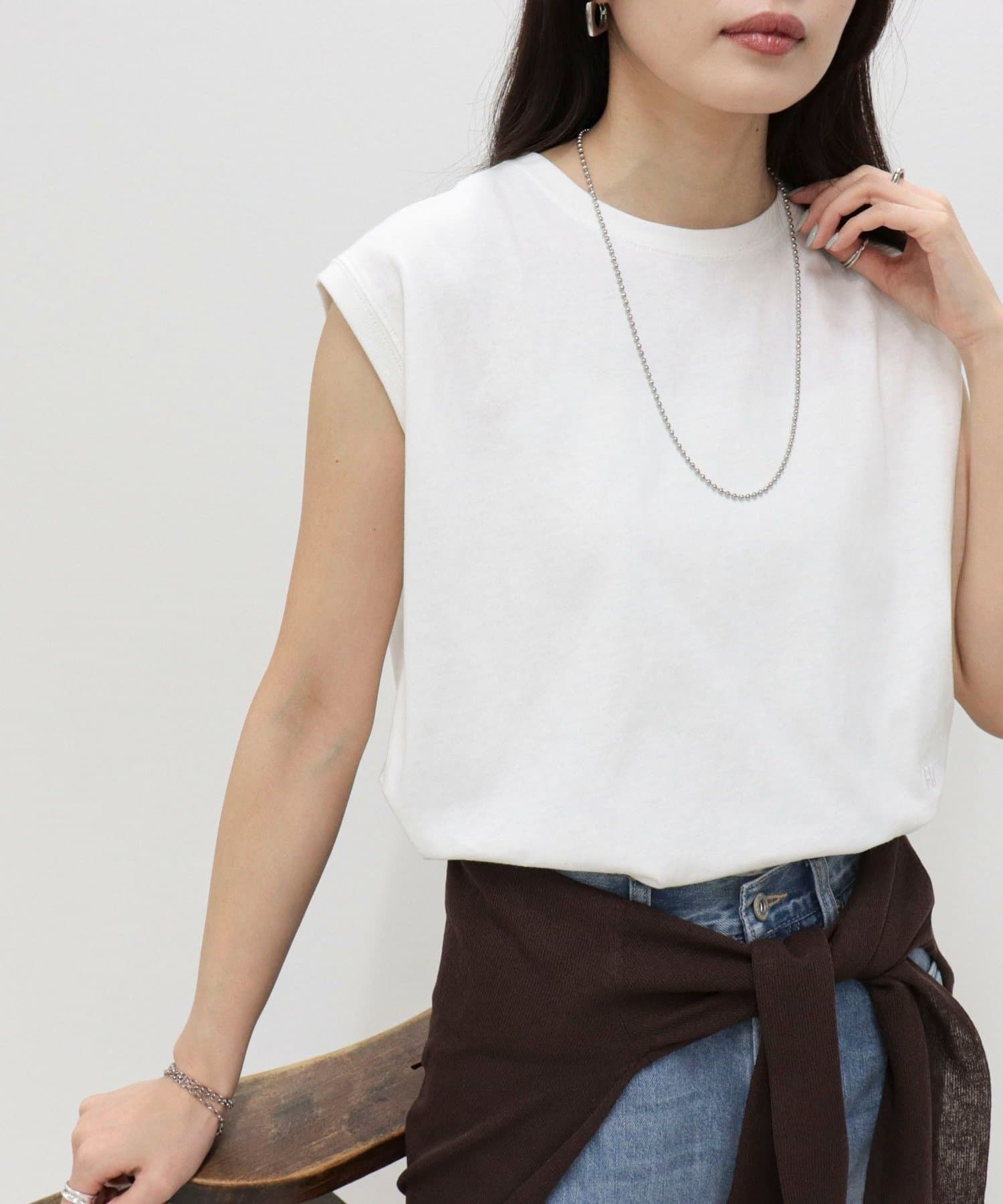 FREDY & GLOSTER(フレディ アンド グロスター) 汗ジミ軽減天竺フレンチTシャツ