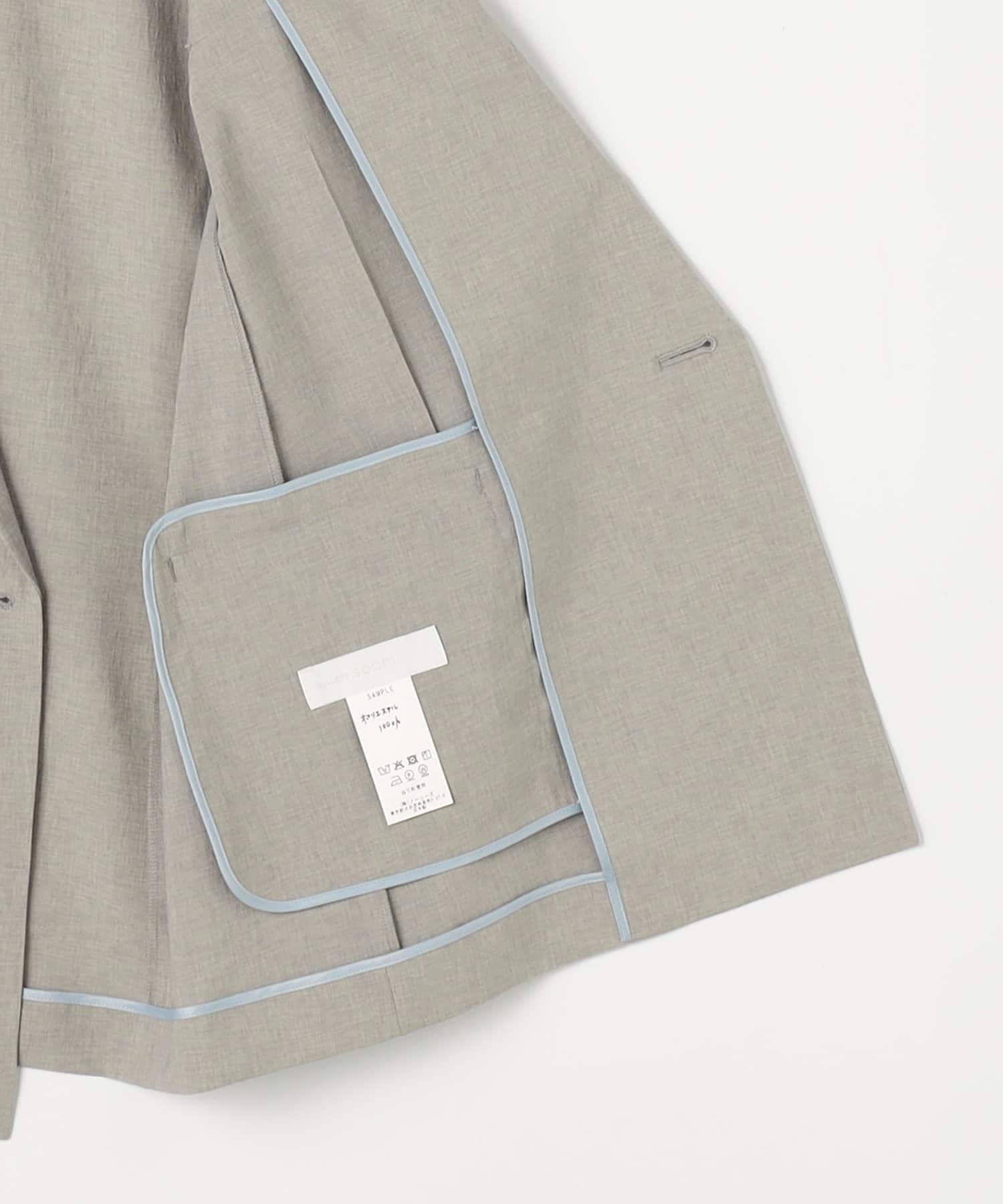 NOLLEY'S(ノーリーズ) 《セットアップ対応》ウォッシャブルブリーザブルシャンブレーダブルジャケット