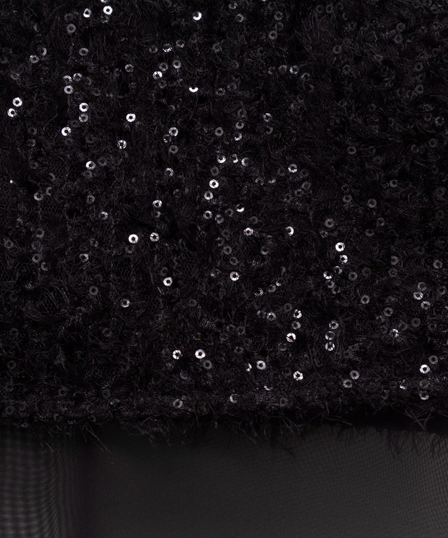 NOLLEY'S(ノーリーズ) ウォッシャブルフェザースパンコールチュールキャミブラウス