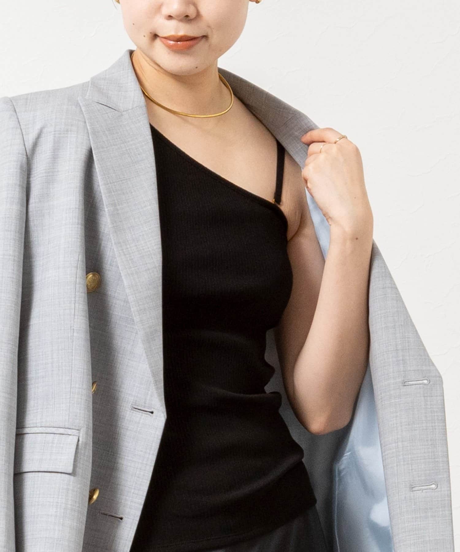 NOLLEY'S(ノーリーズ) ウォッシャブルカップ付ワンショルタンクトップ