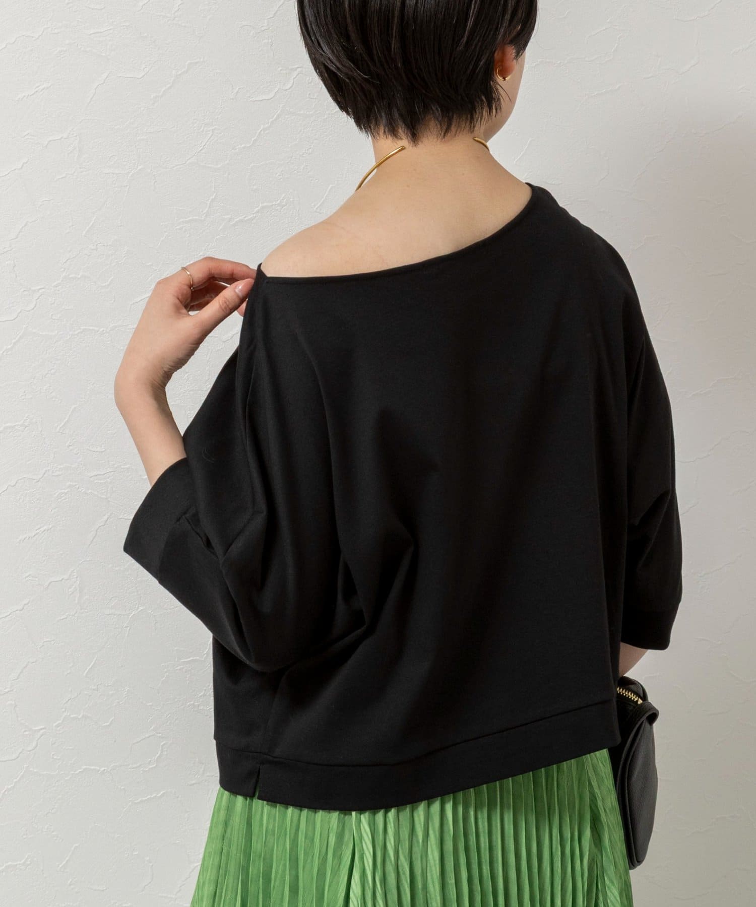 NOLLEY'S(ノーリーズ) ウォッシャブルドルマンTシャツ