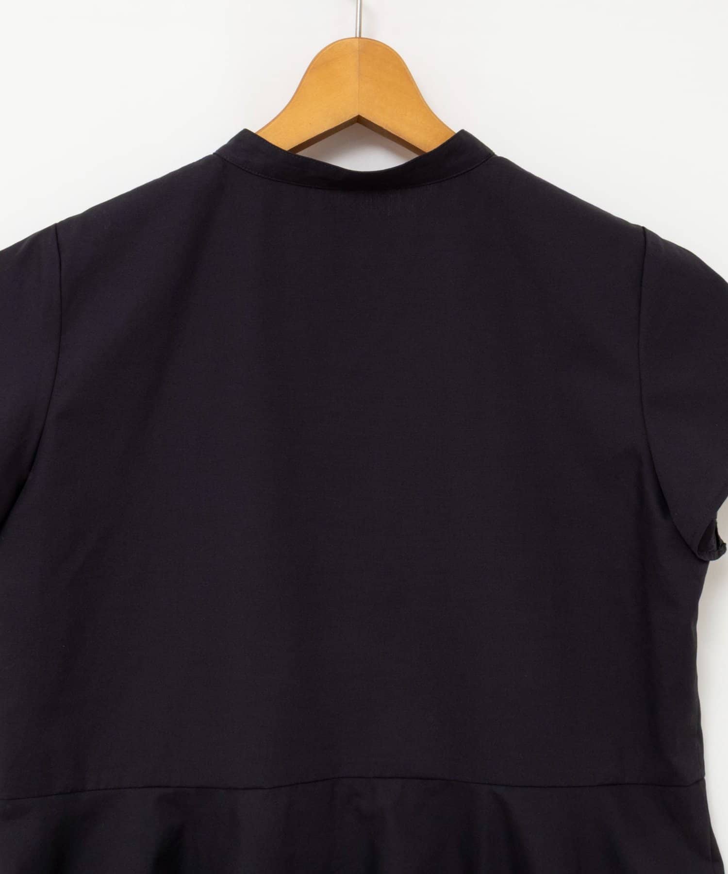 NOLLEY'S(ノーリーズ) ウォッシャブル前立プリーツペプラムブラウス