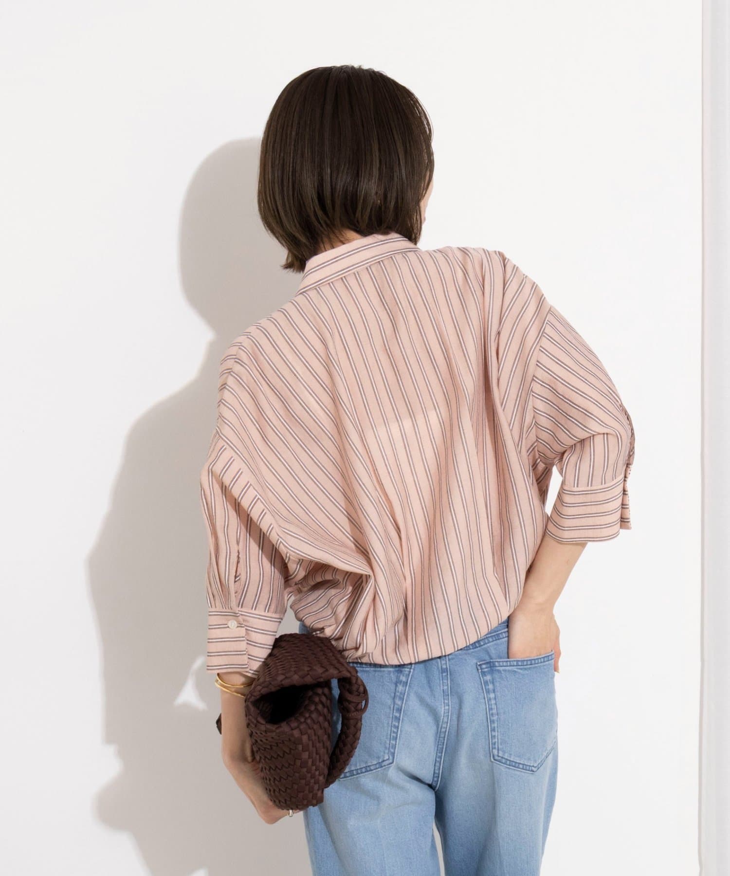 NOLLEY'S(ノーリーズ) 《手洗い可能》ウォッシャブルドロストシャツ