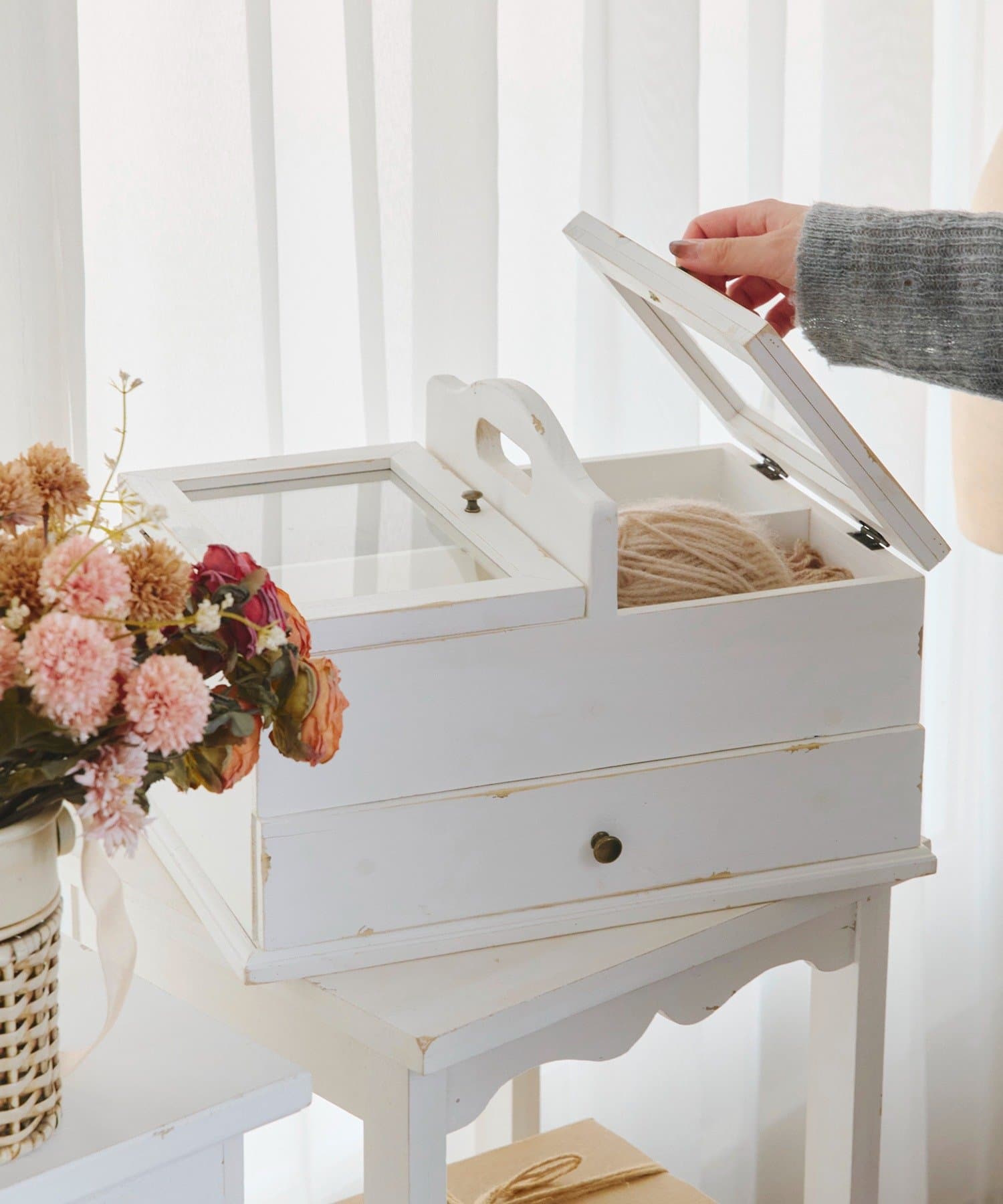 salut!(サリュ) 多収納ソーイングボックス／choupinet