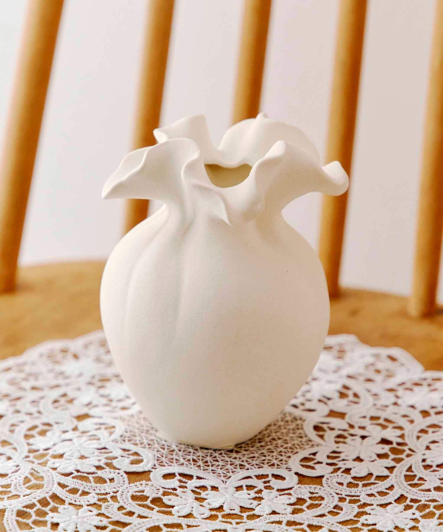 salut!(サリュ) フリルフラワーベース