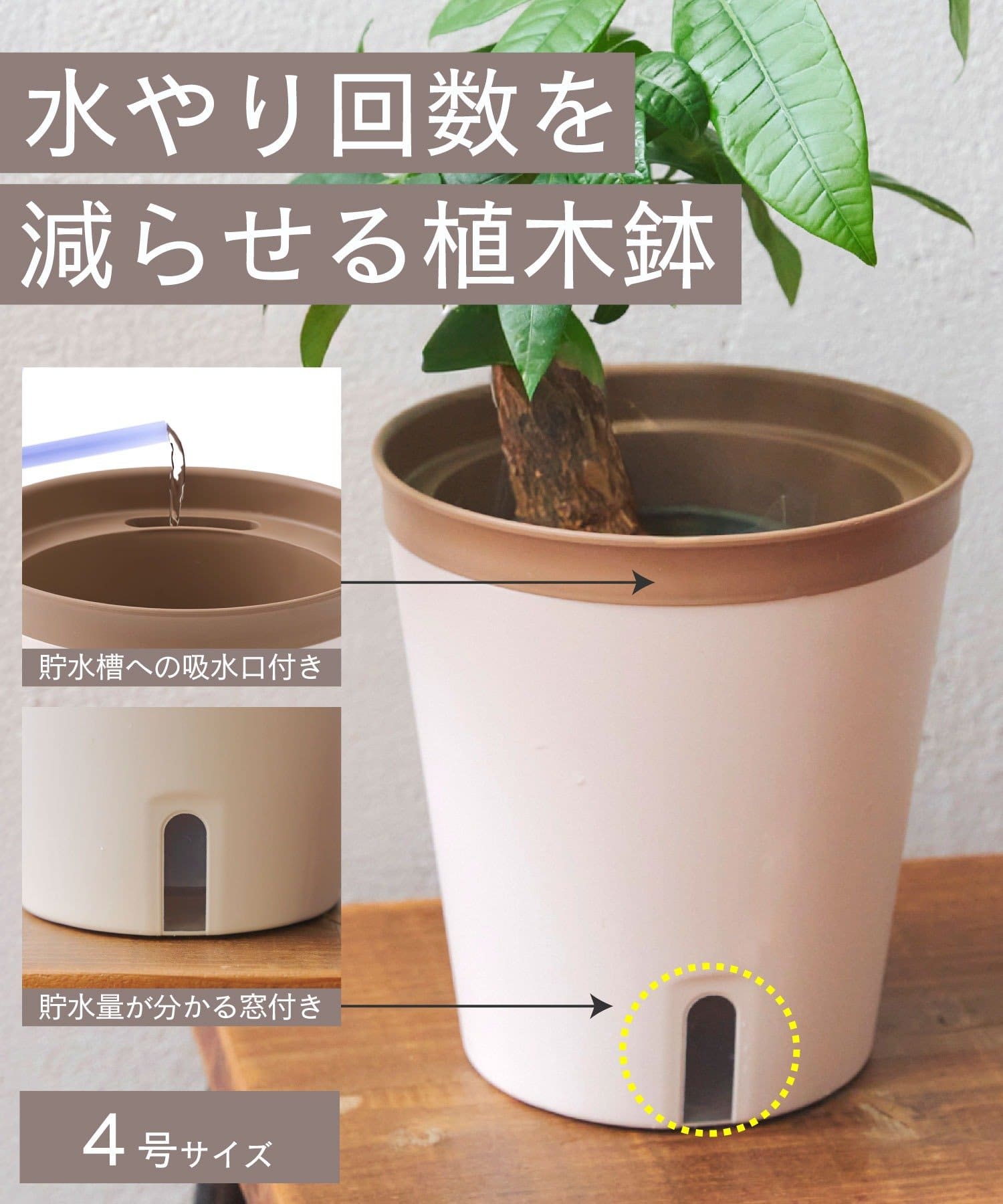 salut!(サリュ) 4号底面給水ポット