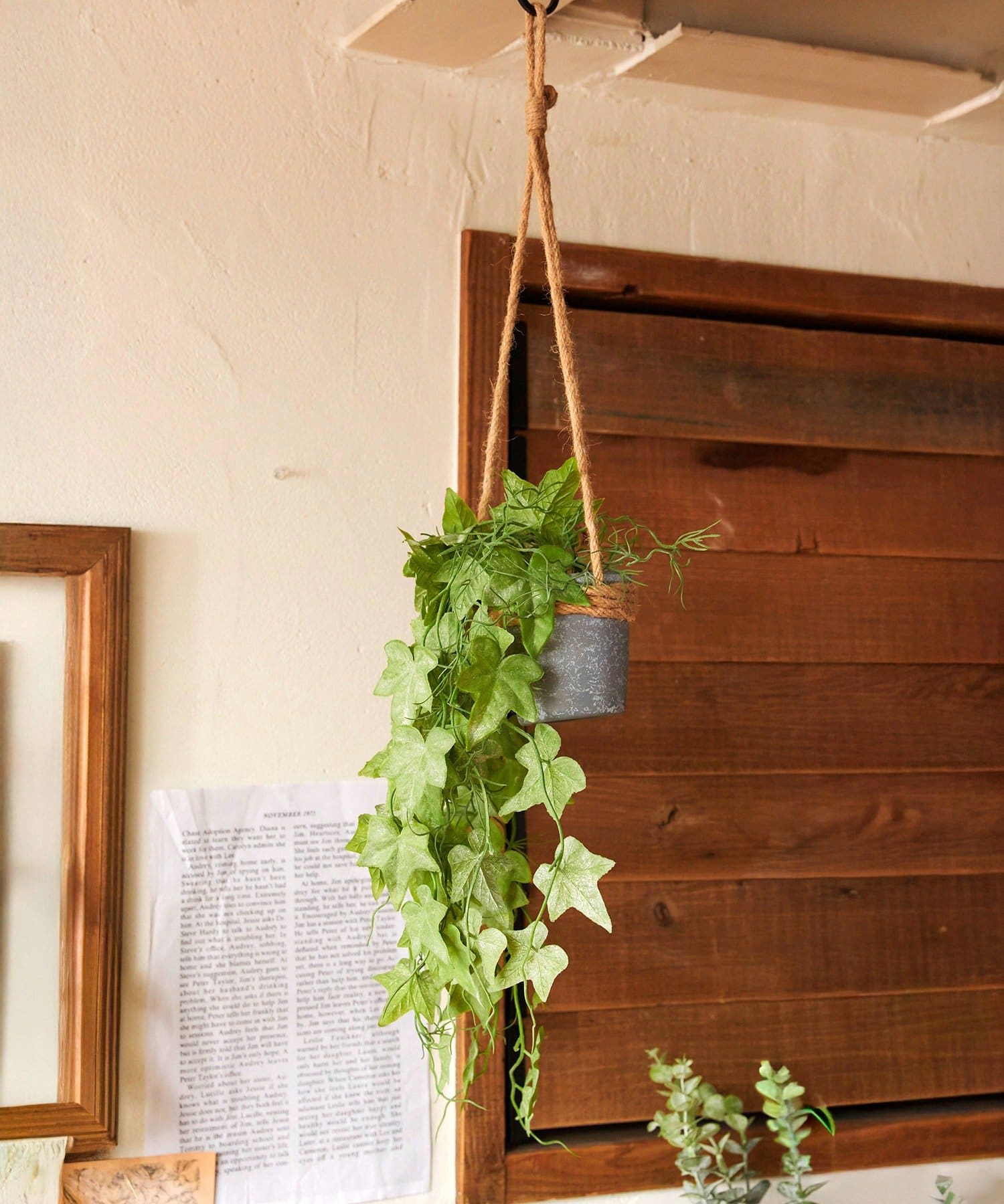 salut!(サリュ) フェイクグリーンハンギングポットアイビー