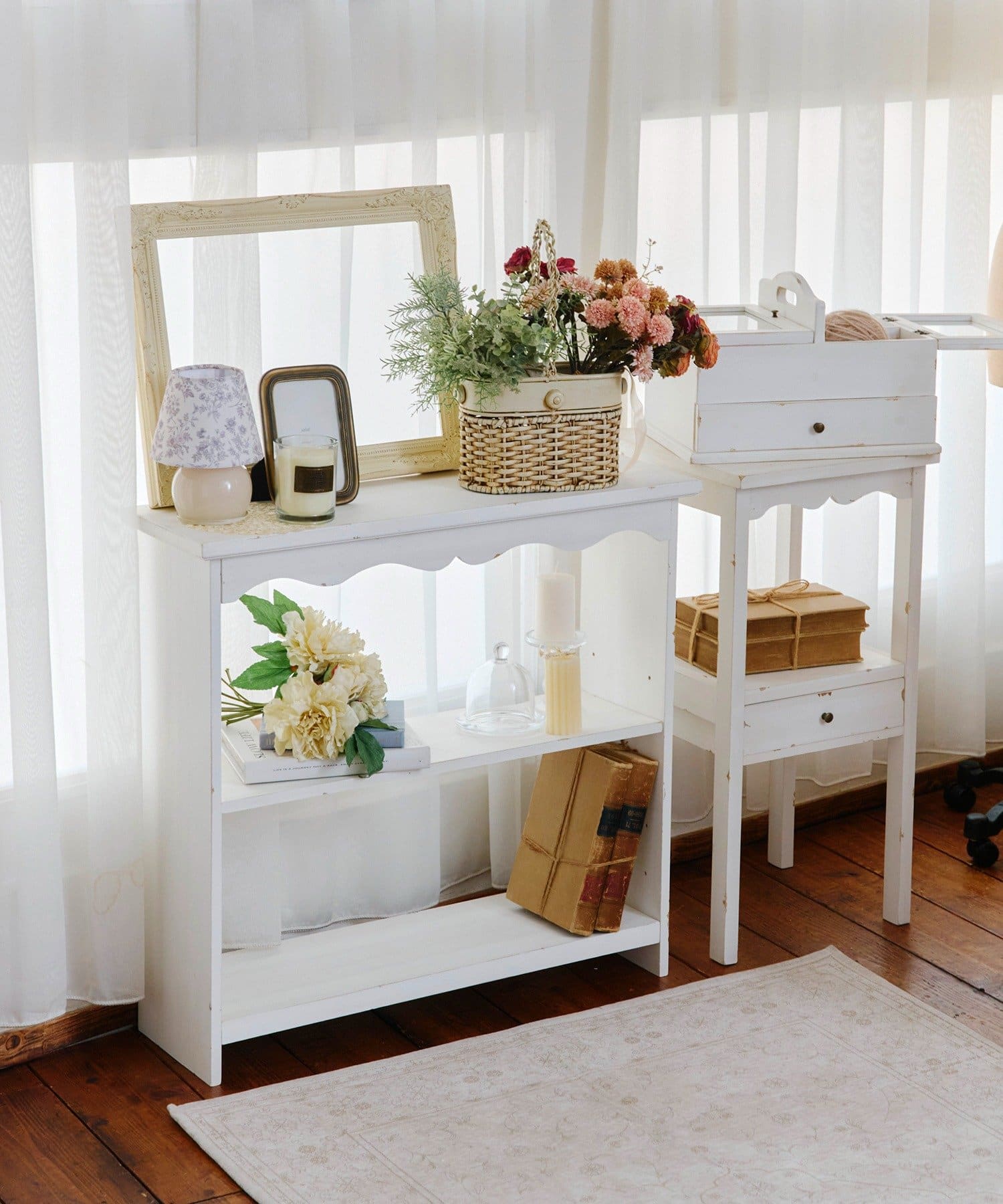 salut!(サリュ) 《WEB限定商品》引き出し付きディスプレイテーブル／choupinet