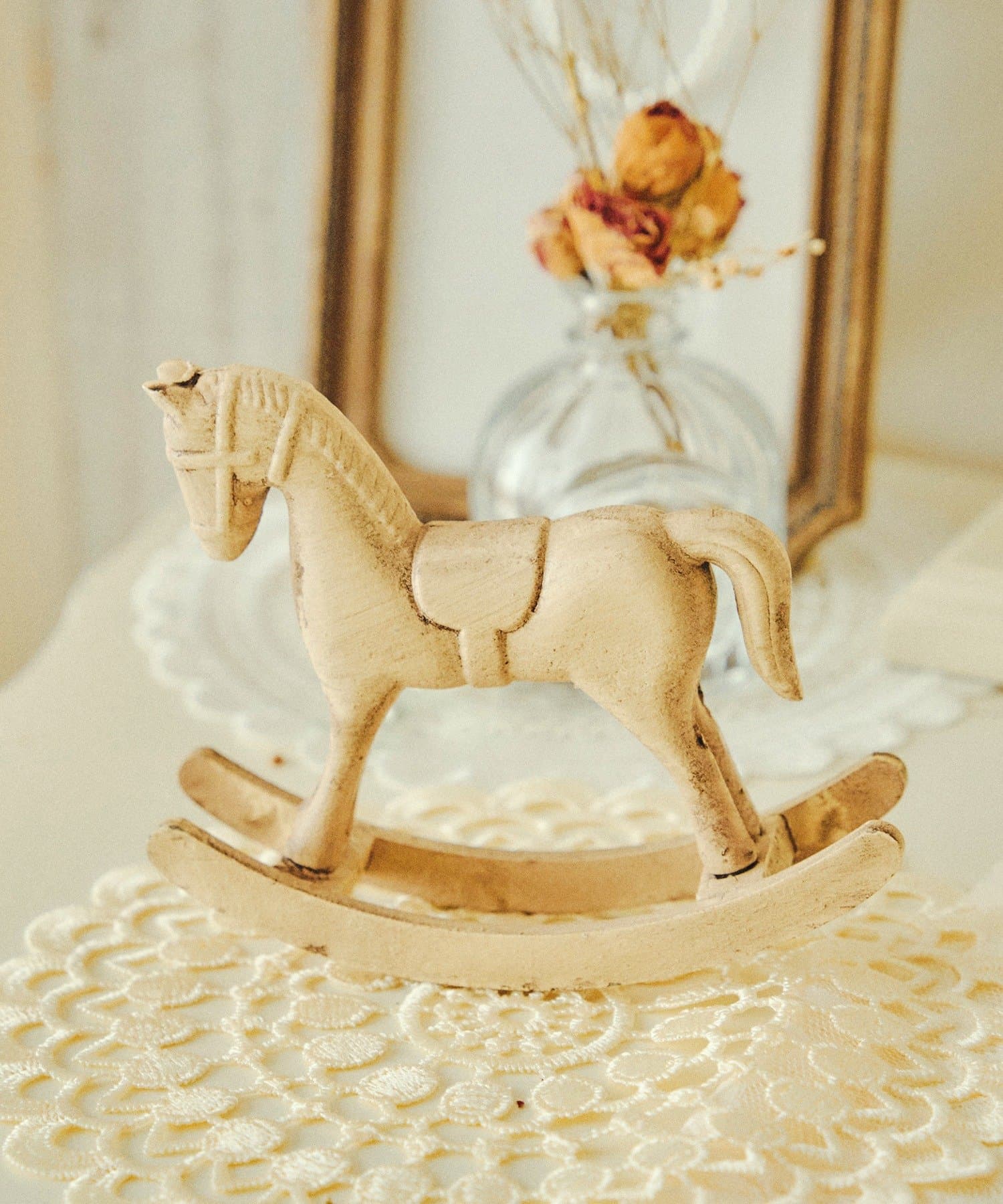 salut!(サリュ) 《WEB限定商品》ミニロッキングホースオブジェ／French Vintage